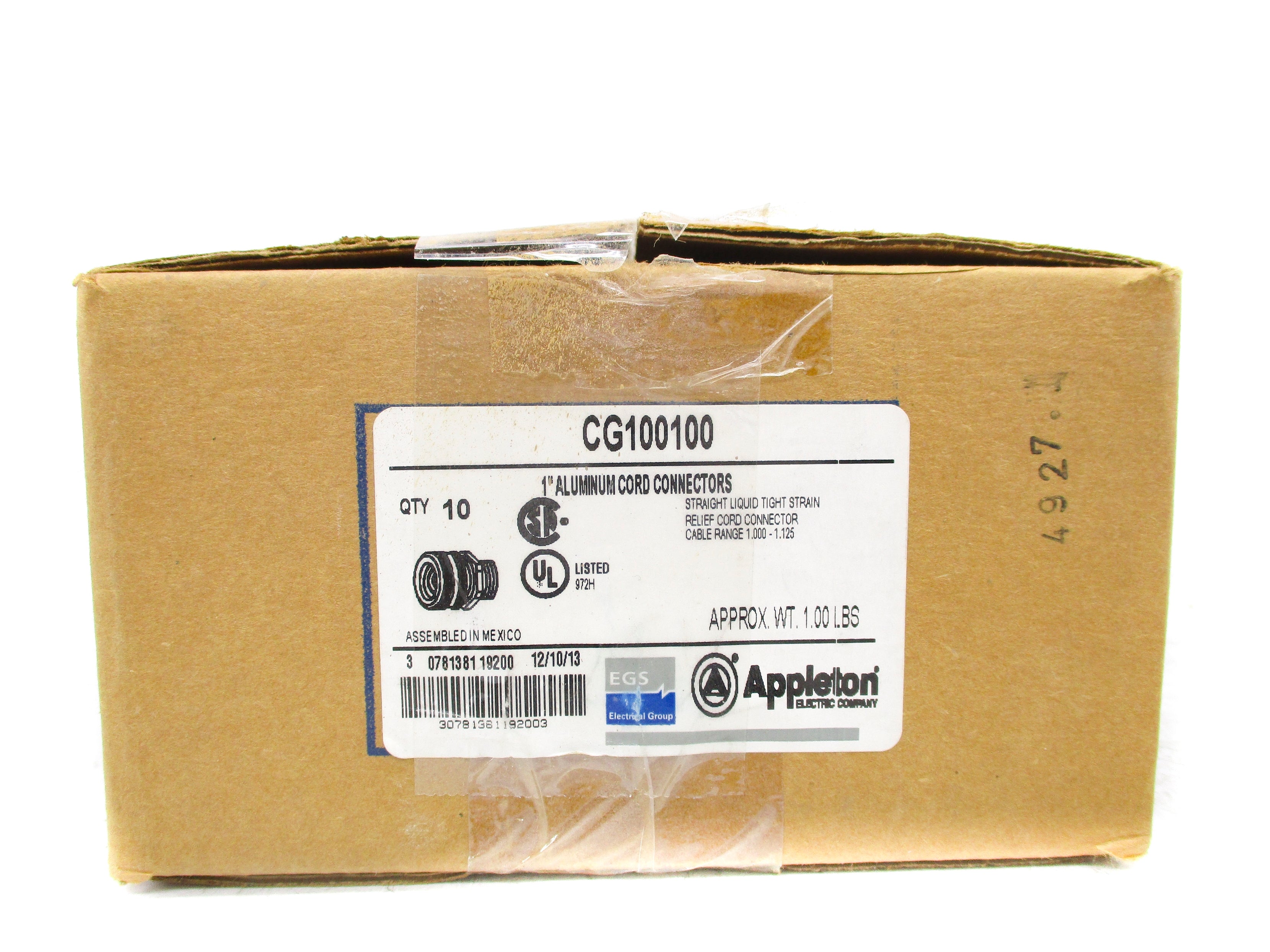 APPLETON CG100100 (PKG OF 10) NSMP