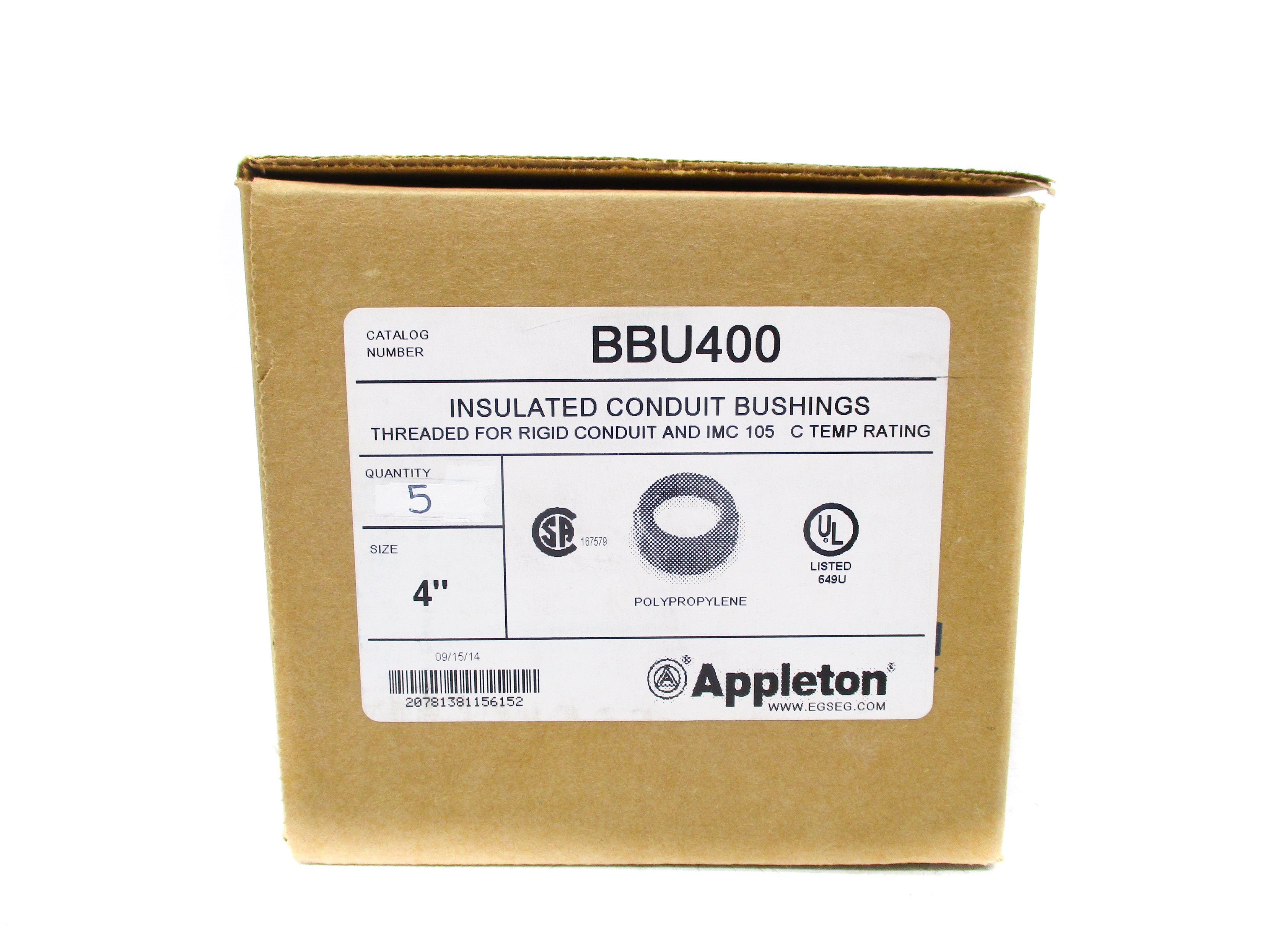 APPLETON BBU400 (PKG OF 5) NSMP