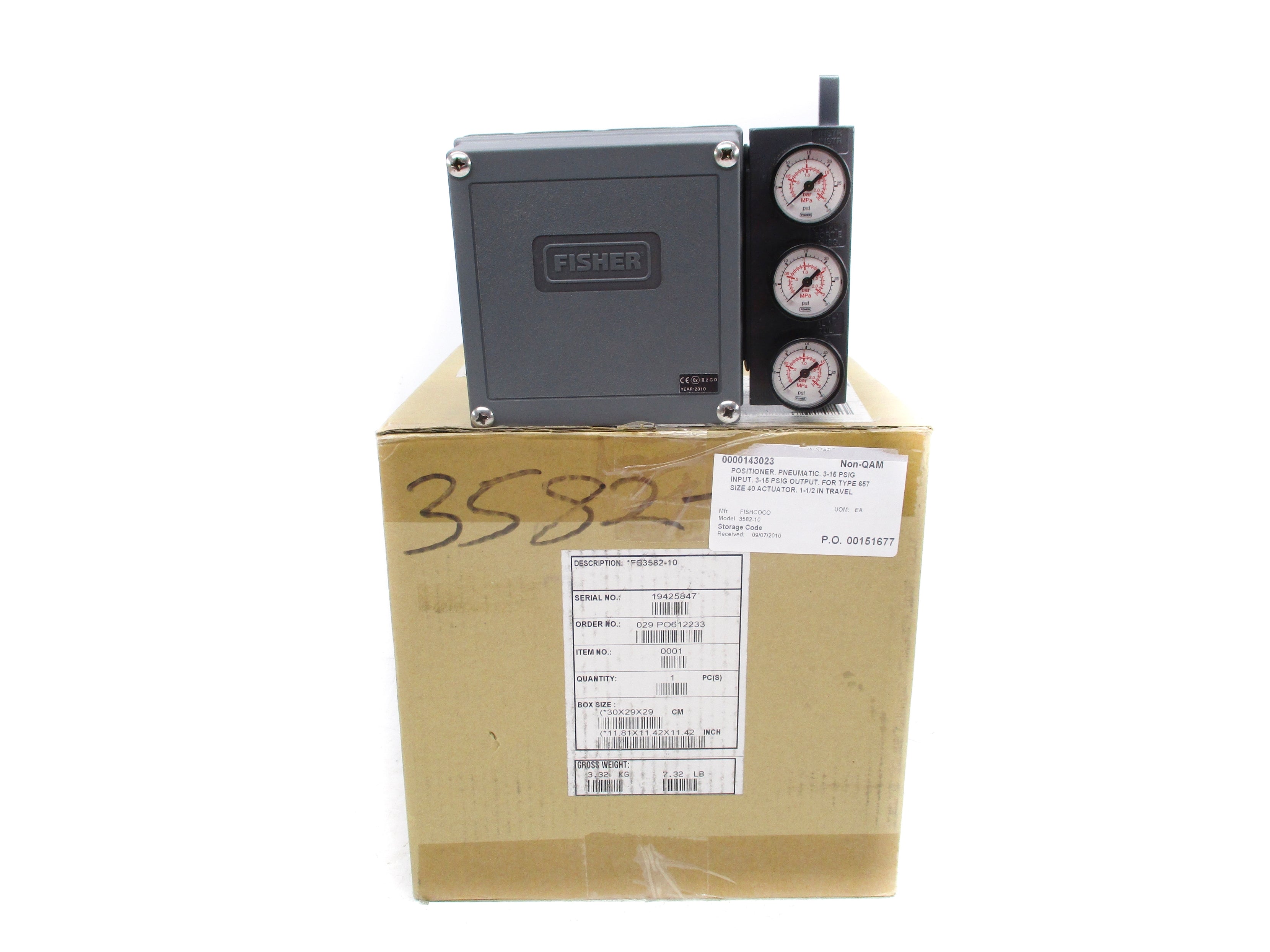 FISHER 3582-10 NSMP