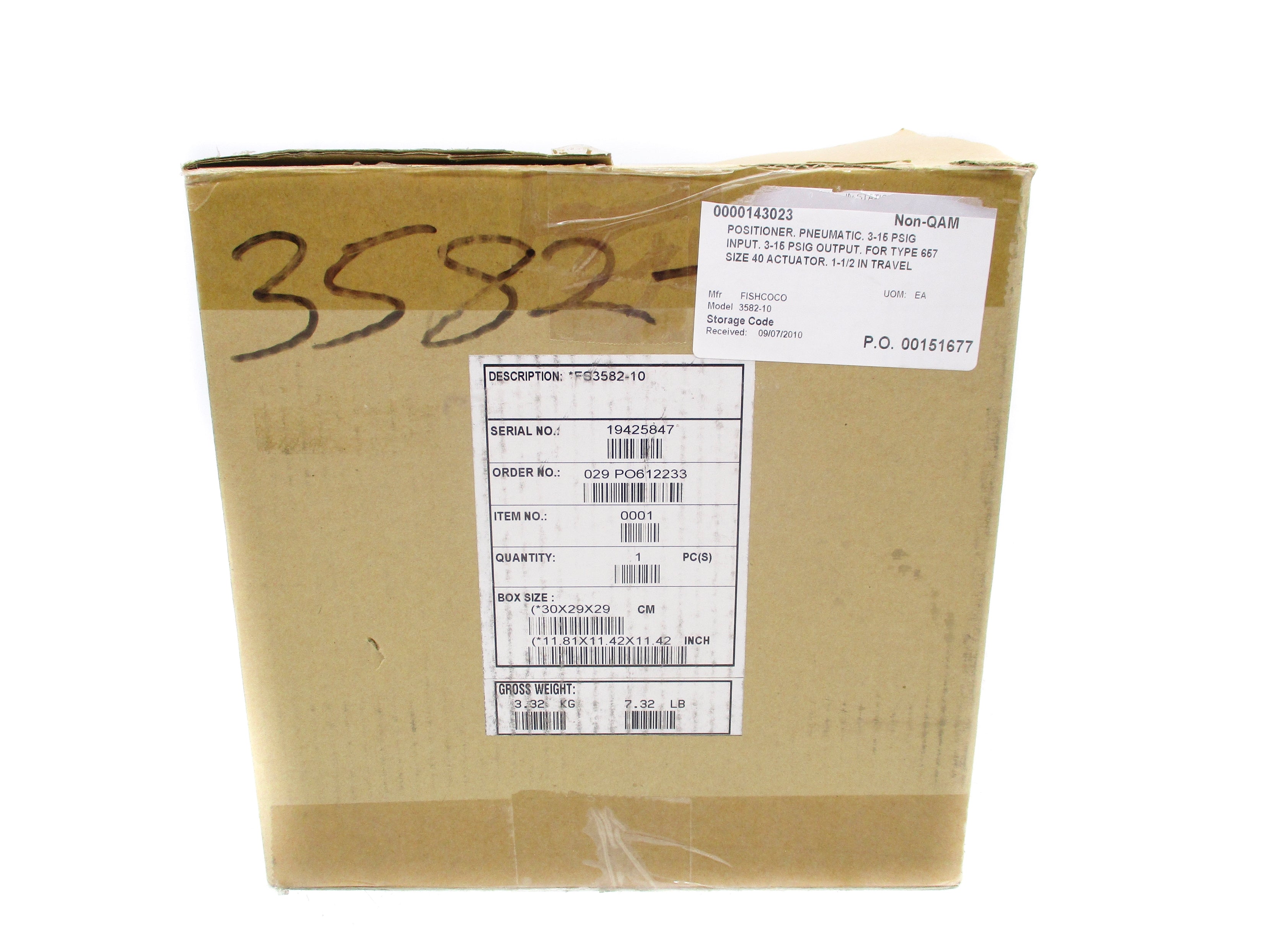 FISHER 3582-10 NSMP