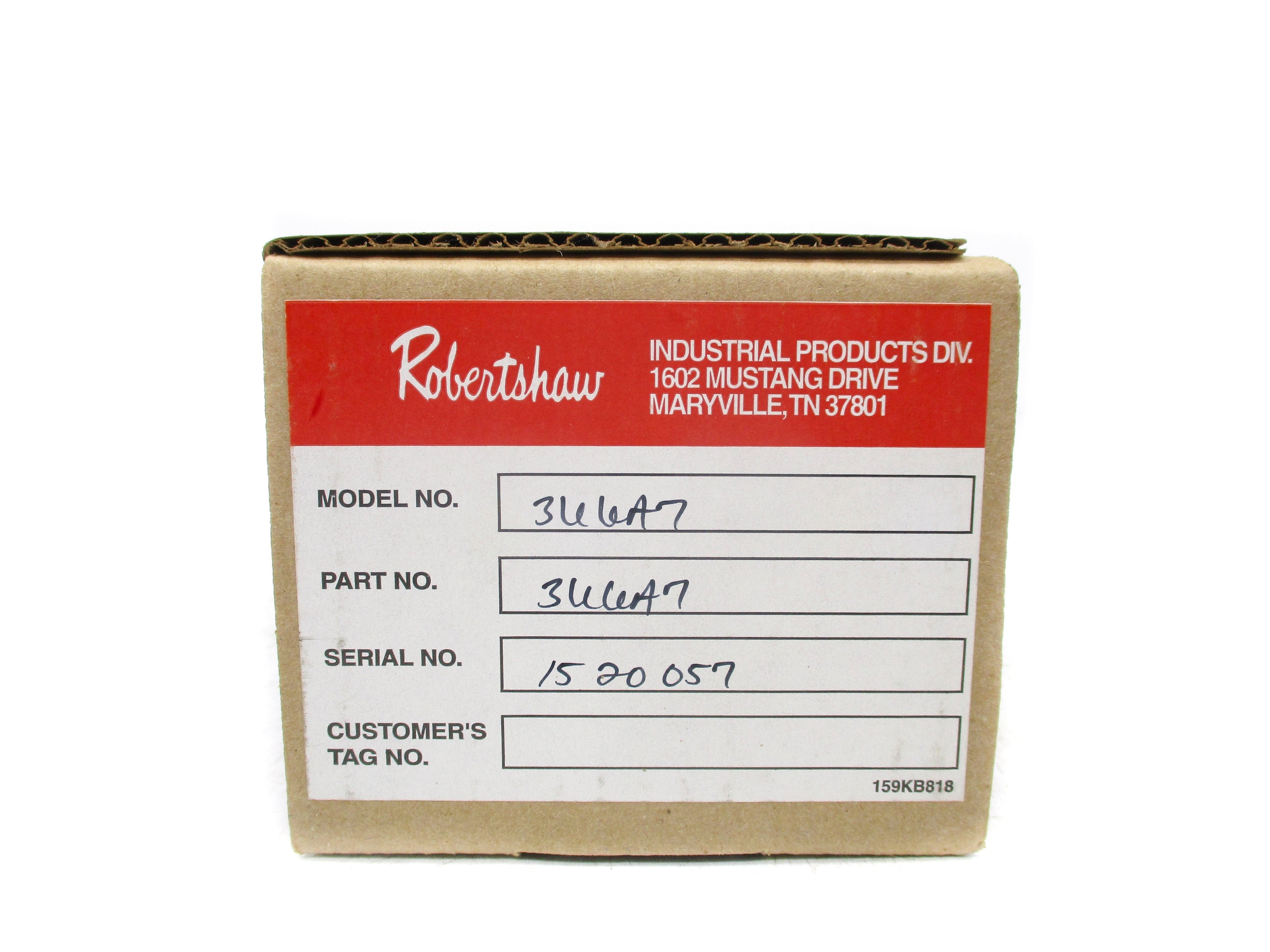ROBERTSHAW 366A7 NSMP