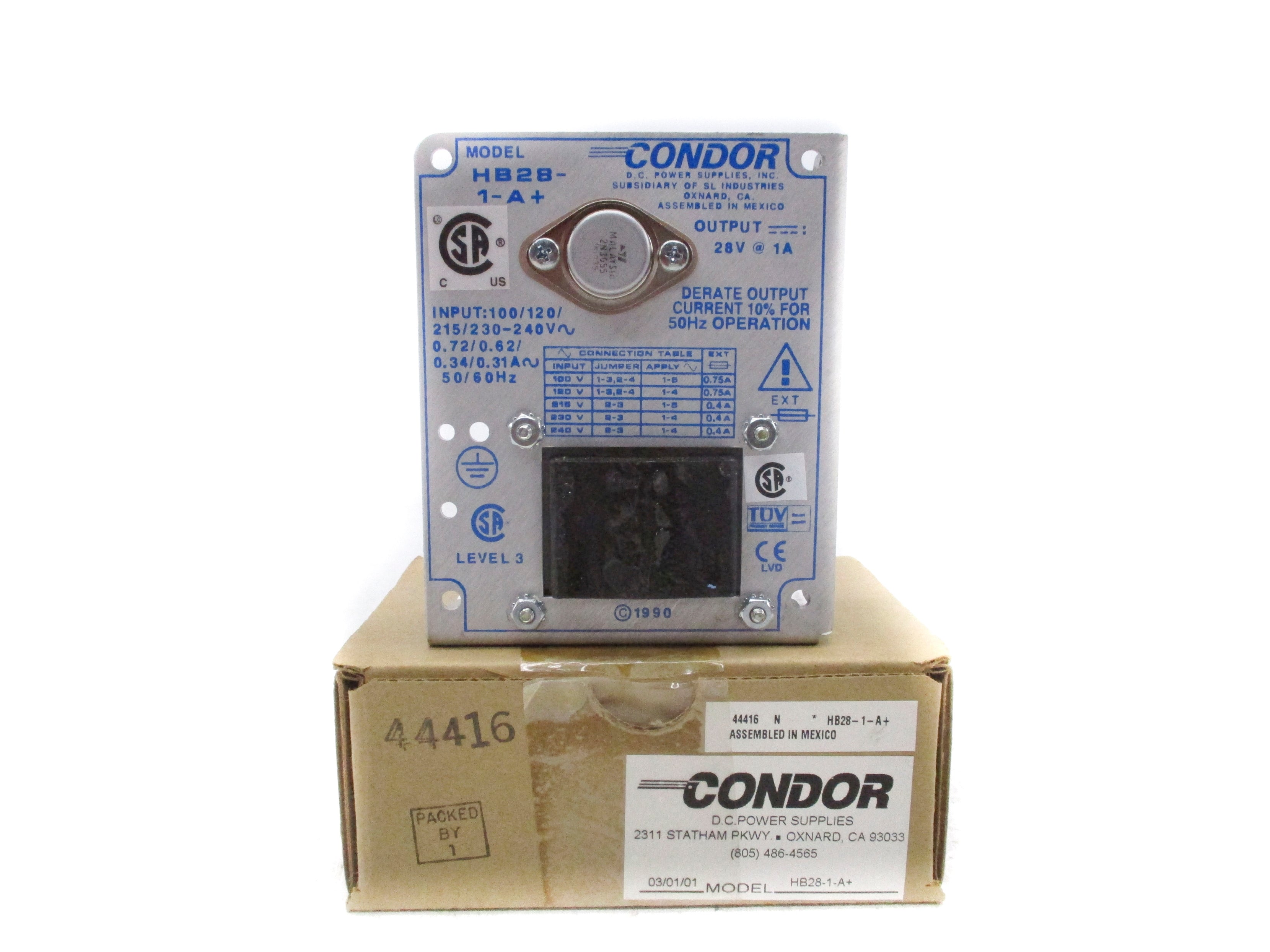 CONDOR HB28-1-1A+ NSMP