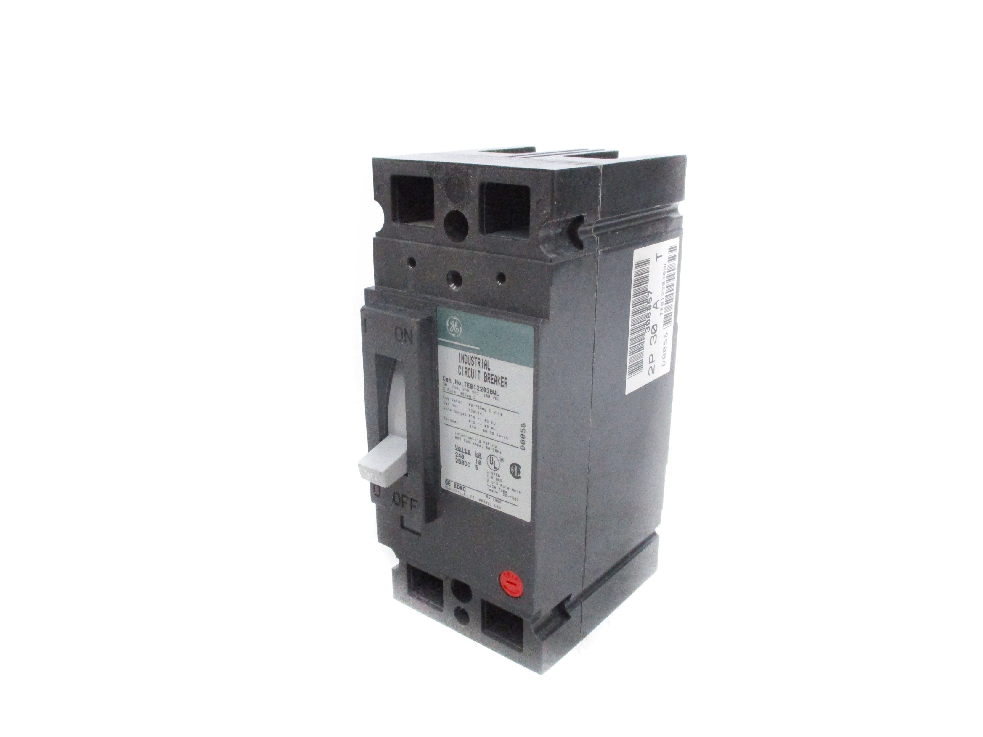 GENERAL ELECTRIC TEB122030WL 240VAC 30A NSMP