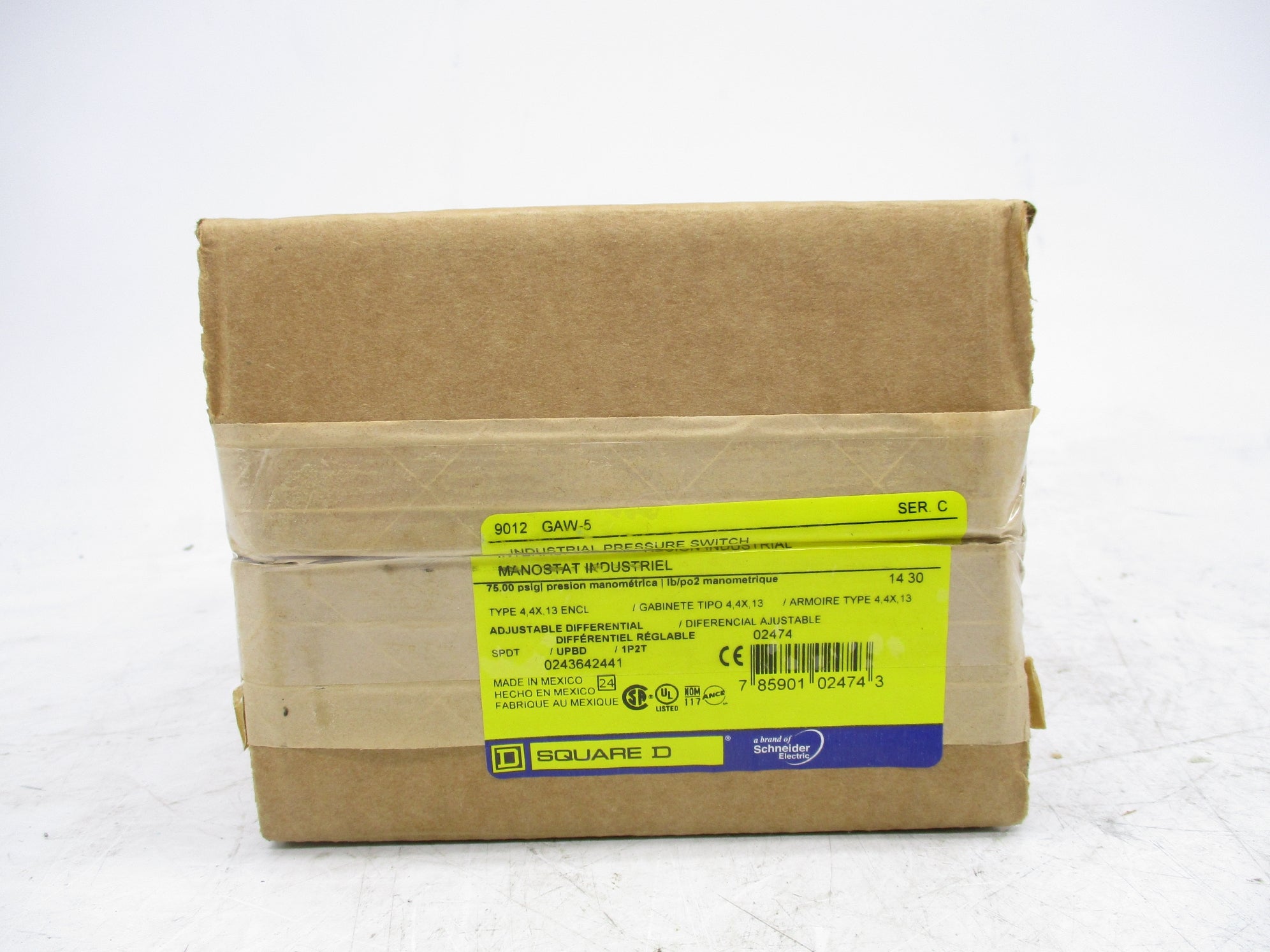 SQUARE D 9012GAW5 SER. C NSMP
