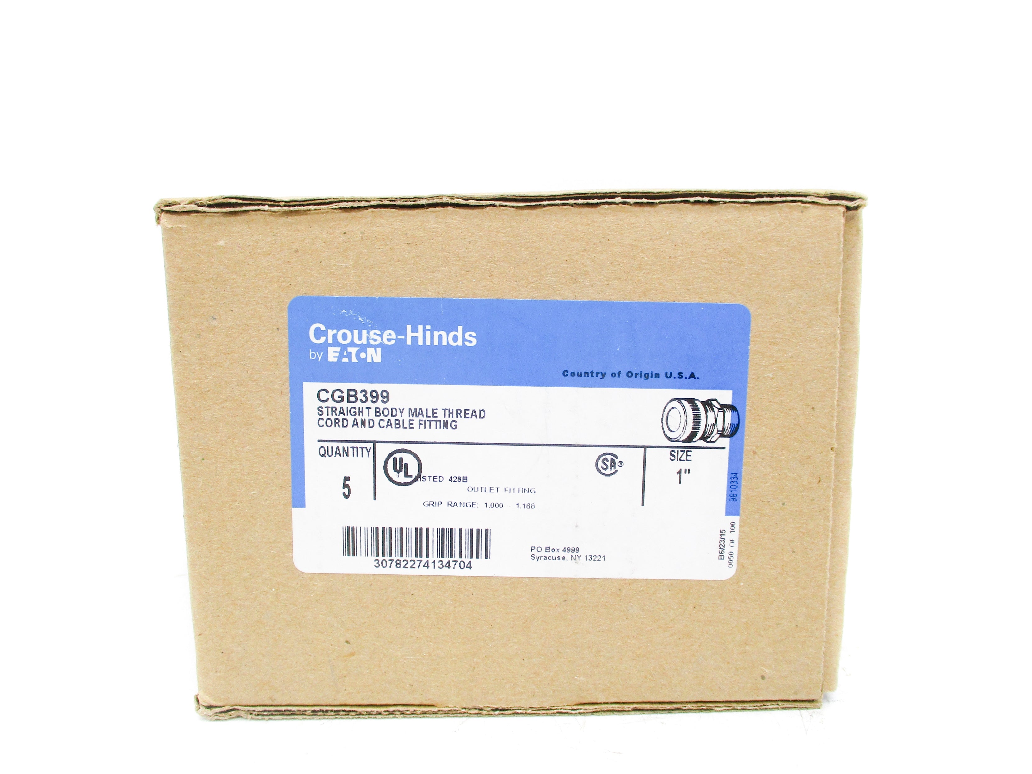 CROUSE-HINDS CGB399 (PKG OF 5) NSMP