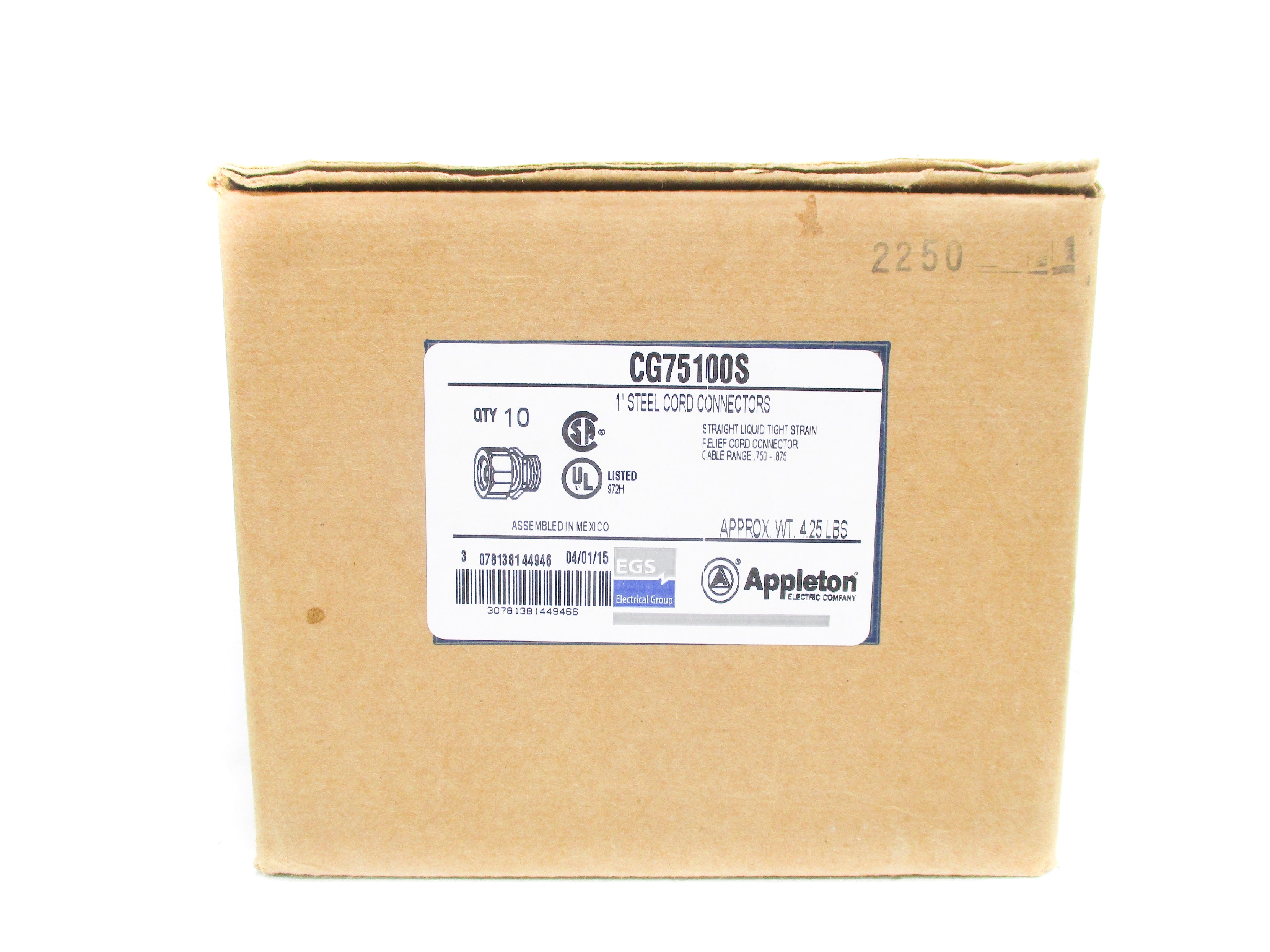 APPLETON CG75100S (PKG OF 10) NSMP