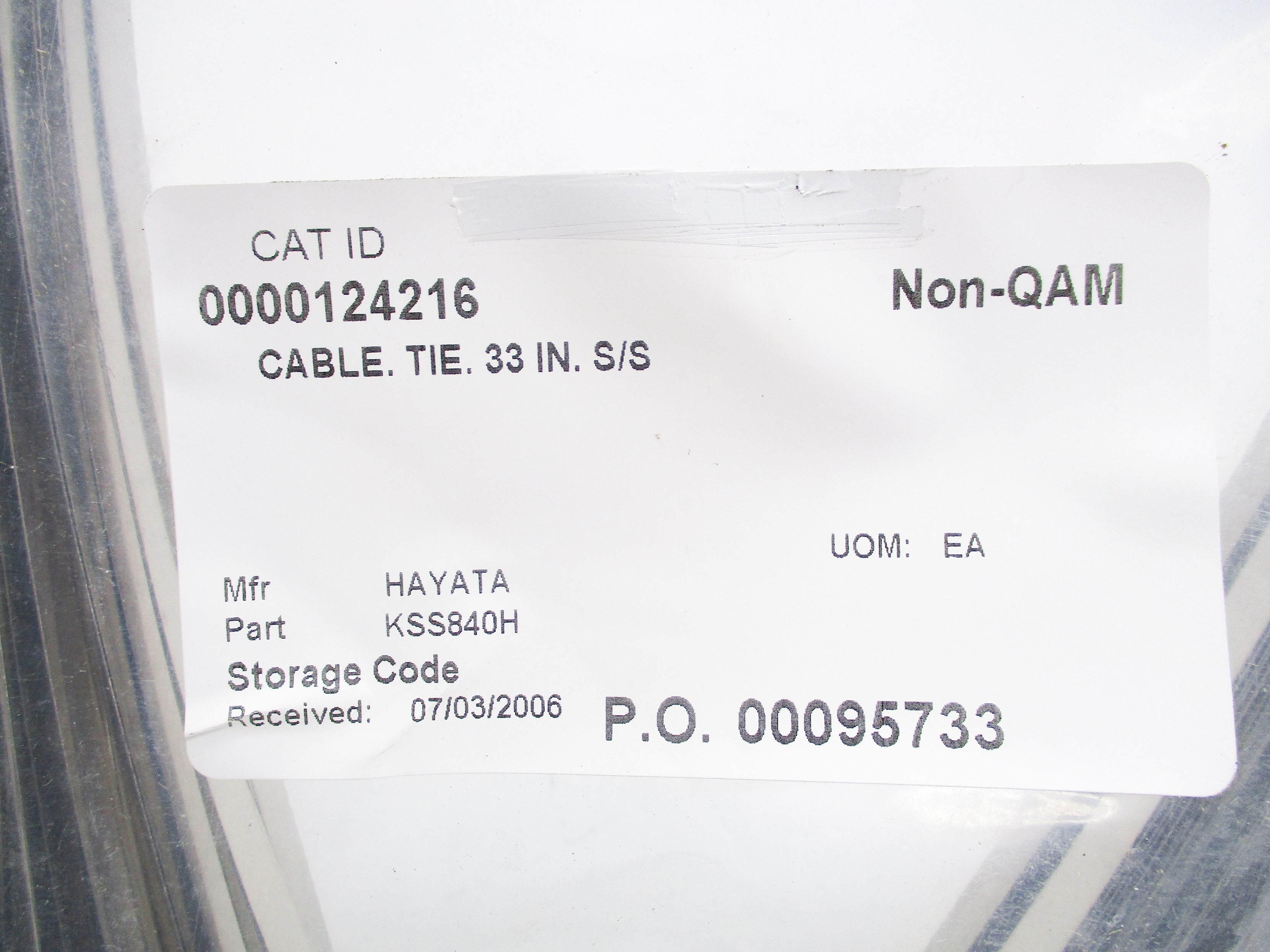 HAYATA KSS840H (PKG OF 100) NSMP