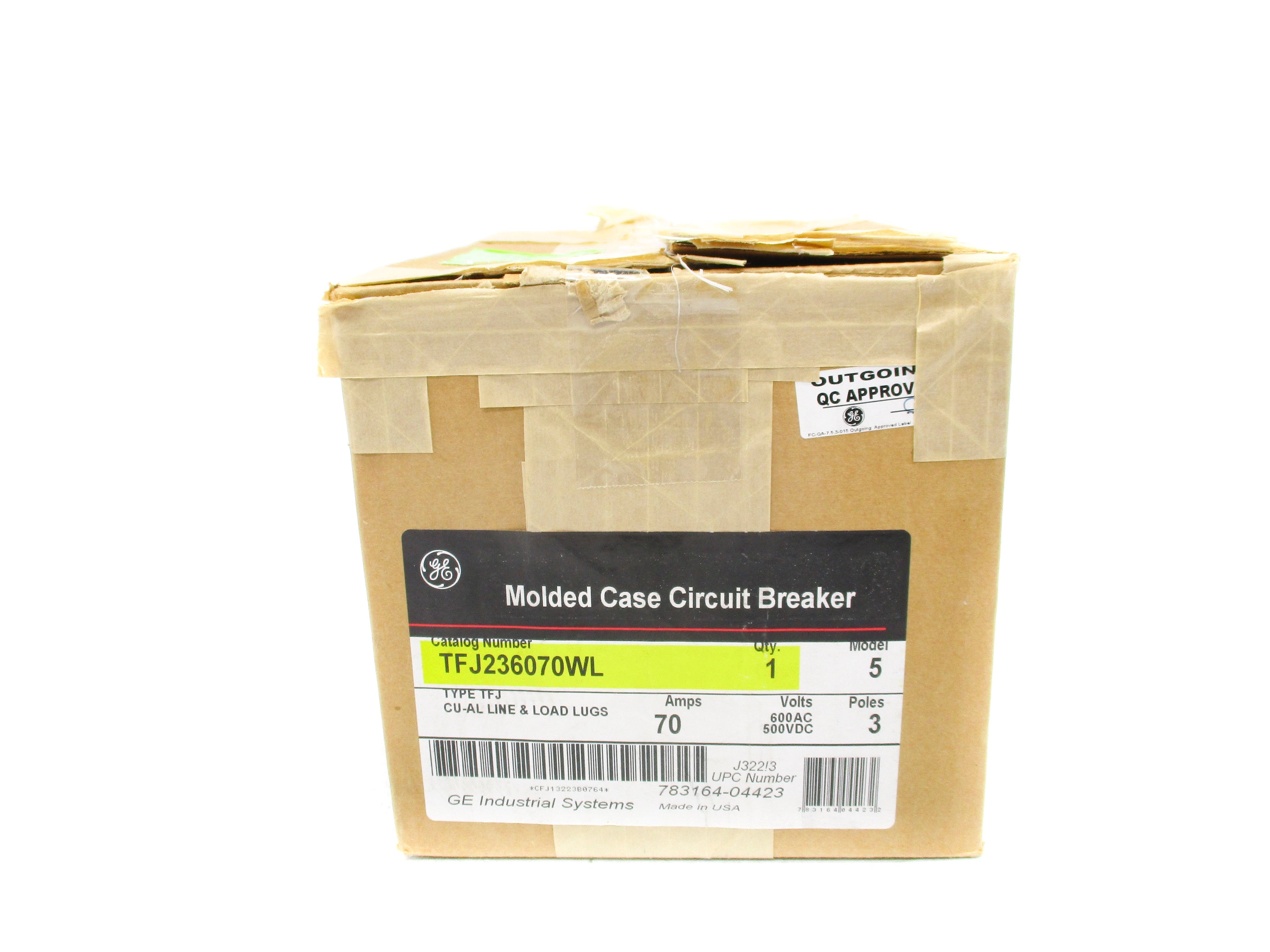 GENERAL ELECTRIC TFJ236070WL 70A 600VAC NSMP
