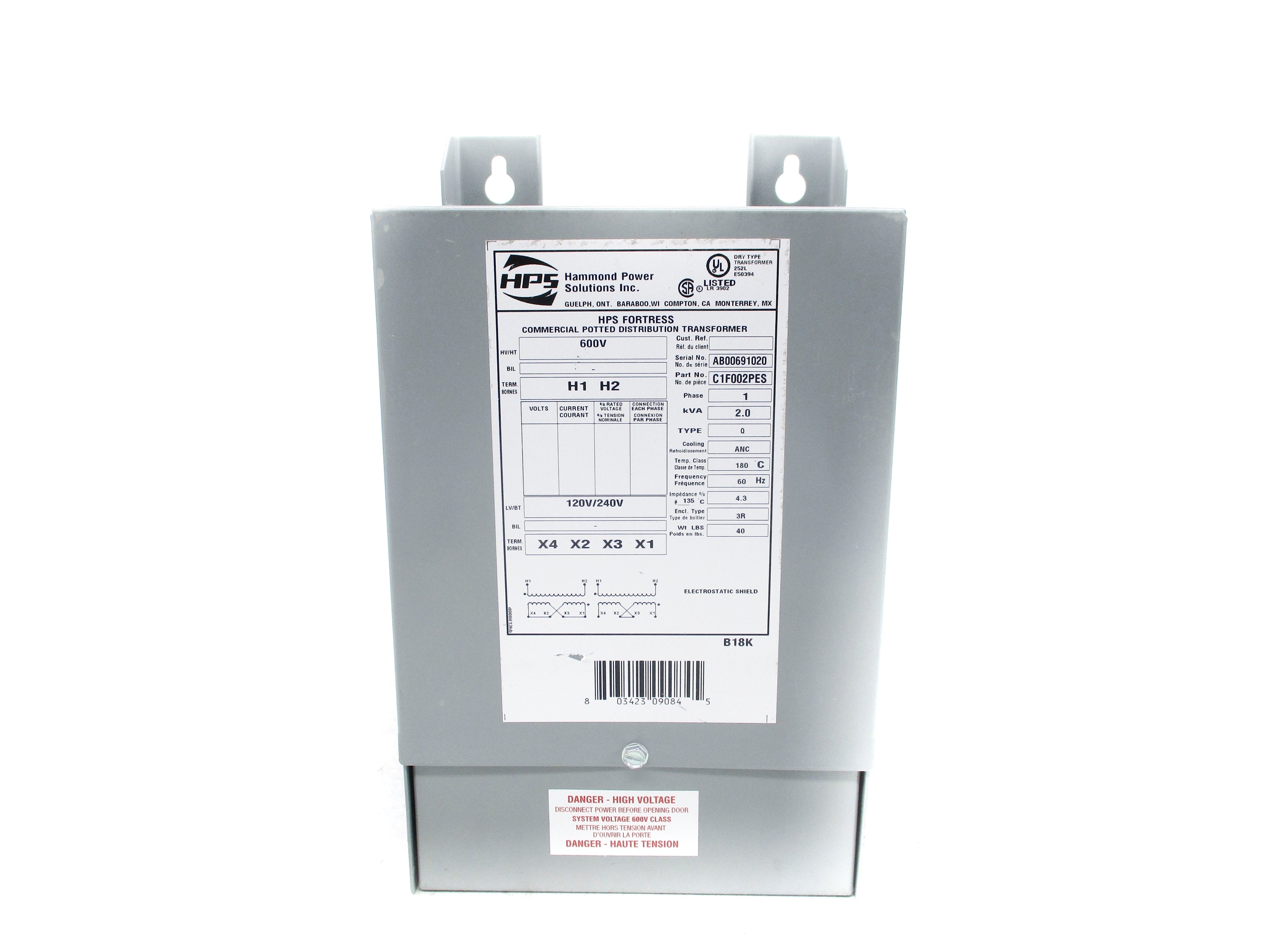 HAMMOND C1F002PES NSNP