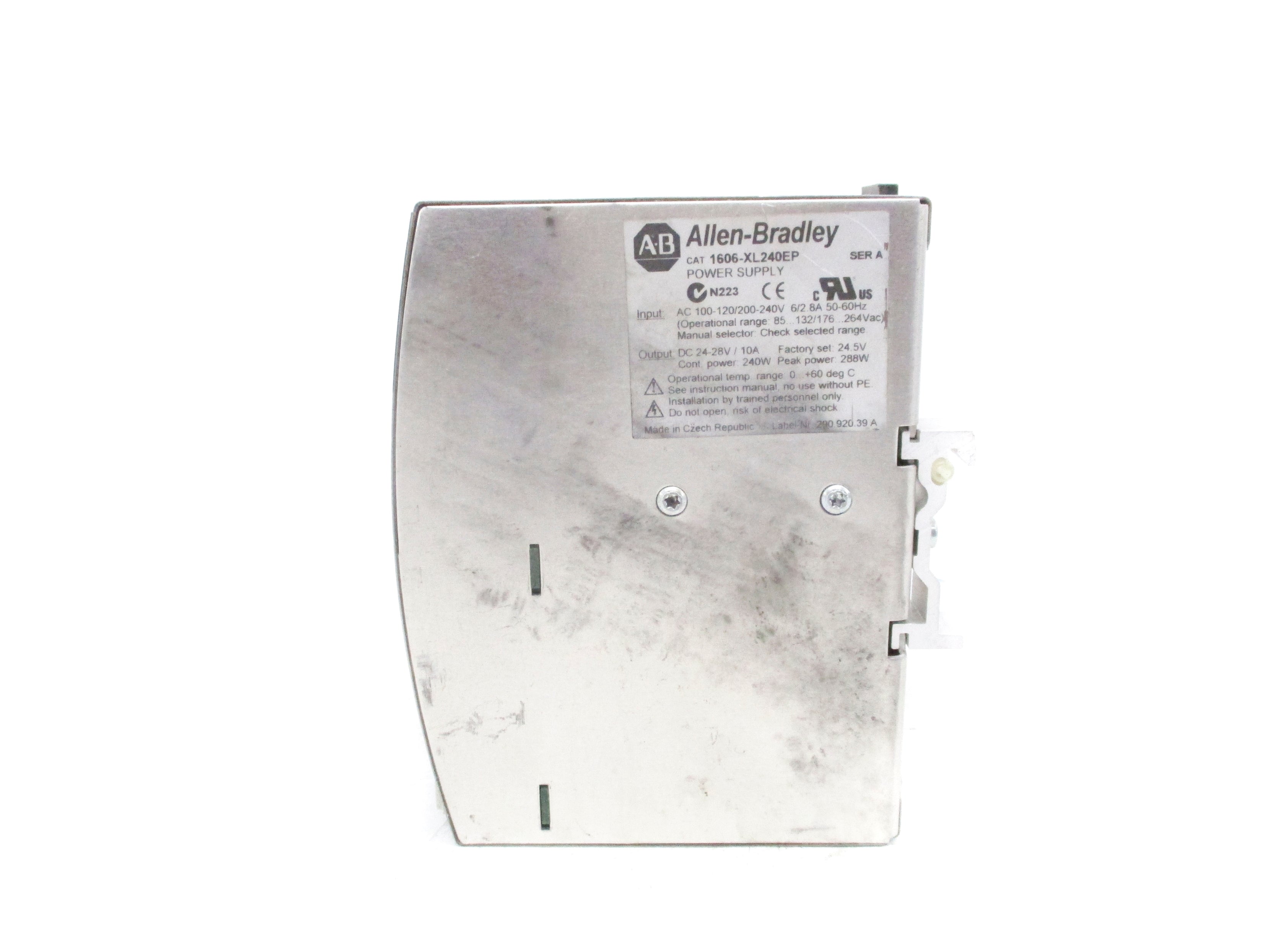 ALLEN BRADLEY 1606-XL240EP 240V 2.8A SER. A NSNP