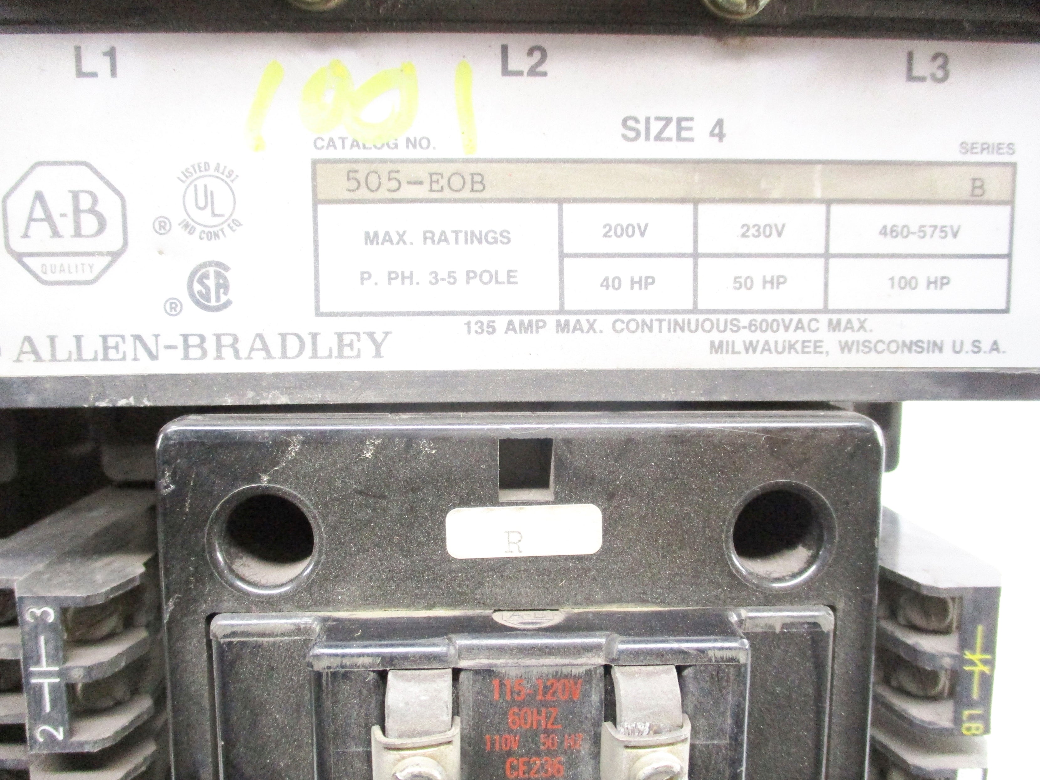 INDUSTRIAL SPARE PART 505-EOB SER. B UNMP