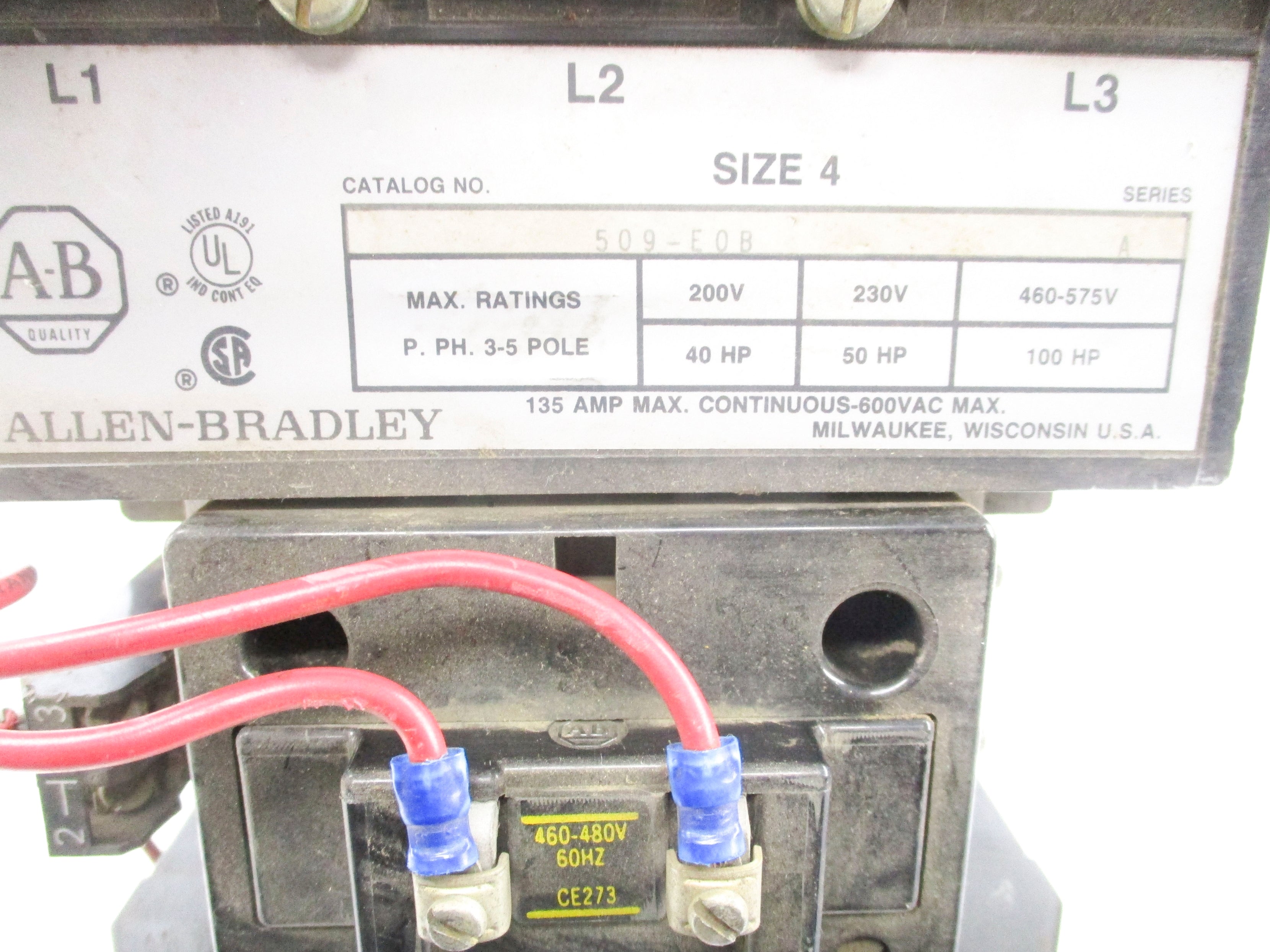 INDUSTRIAL SPARE PART 509-EOB SER. A NSNP