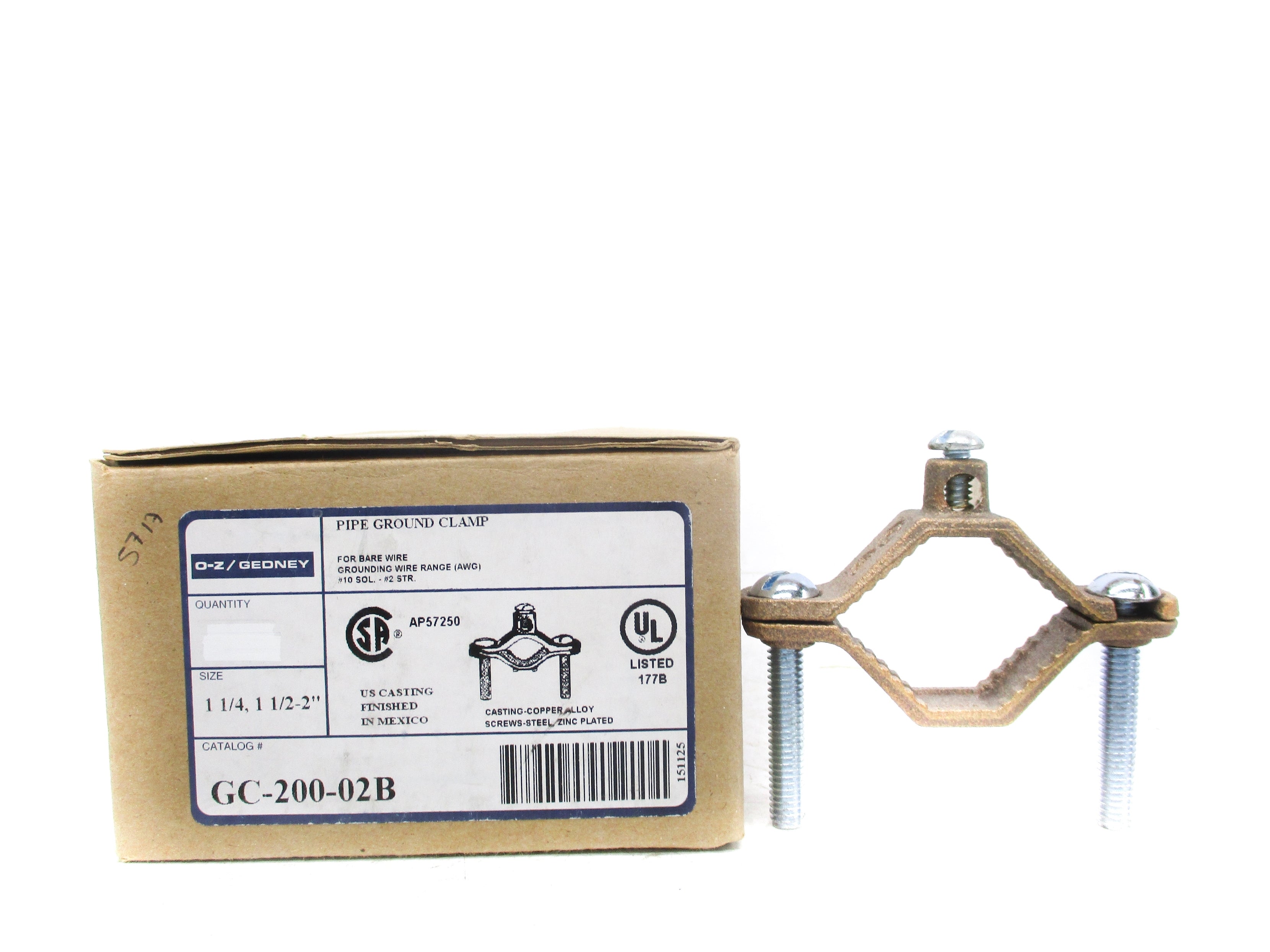 O-Z GEDNEY GC-200-02B NSNP