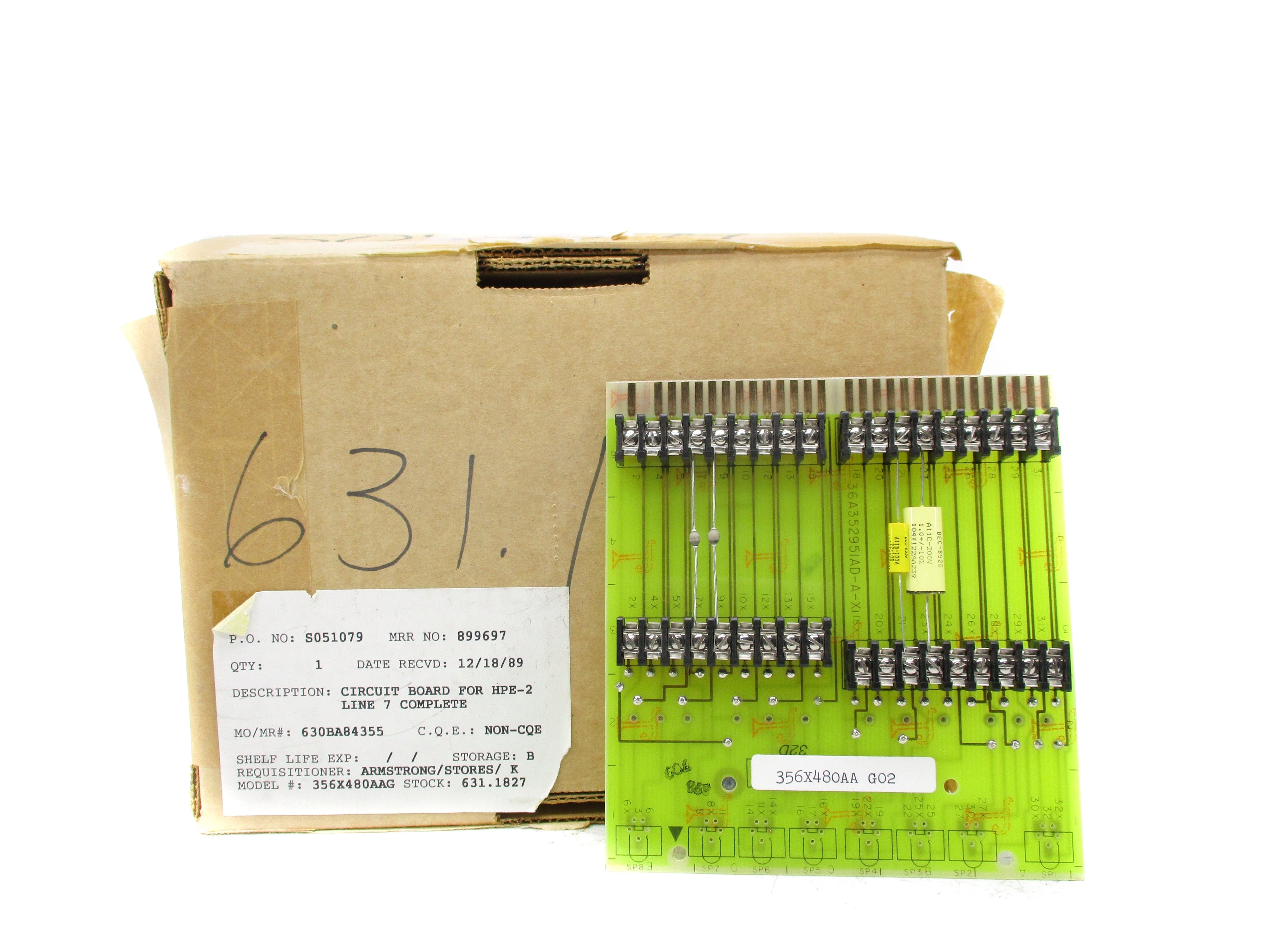GENERAL ELECTRIC 356X480AAG02 NSMP