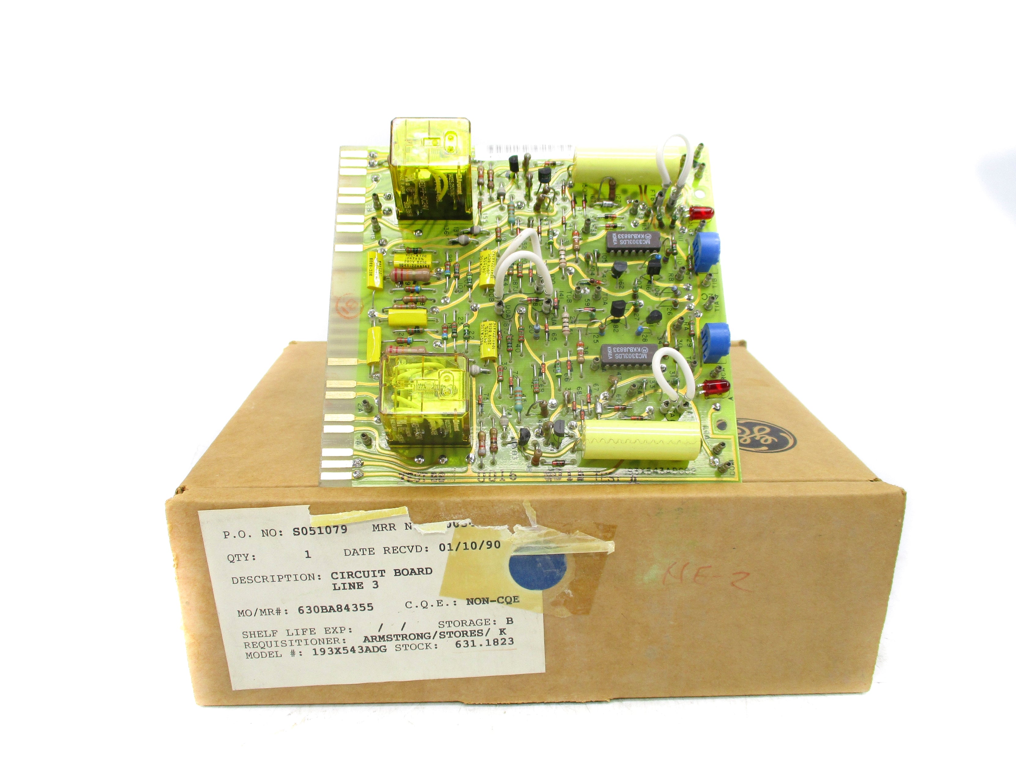 GENERAL ELECTRIC 193X543ADG02 NSMP