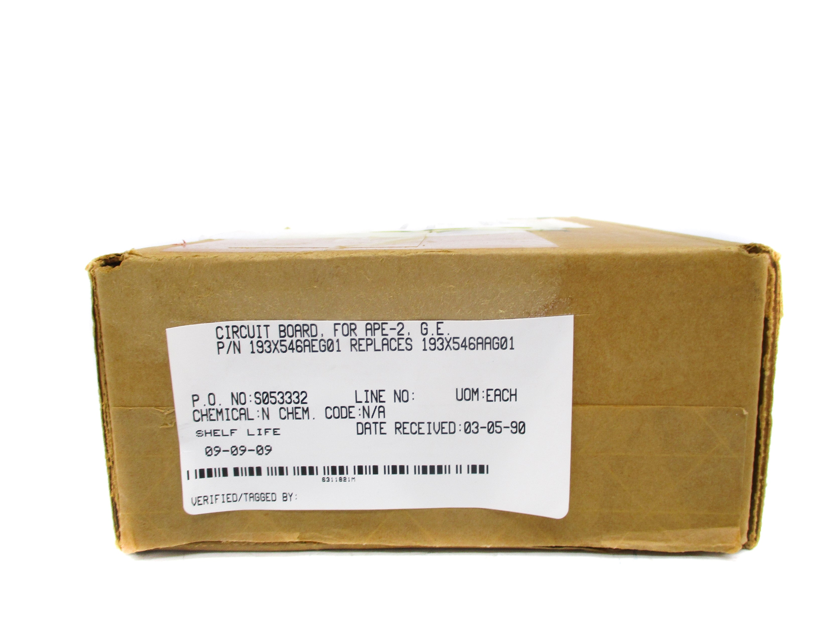 GENERAL ELECTRIC 193X546AEG01 NSMP