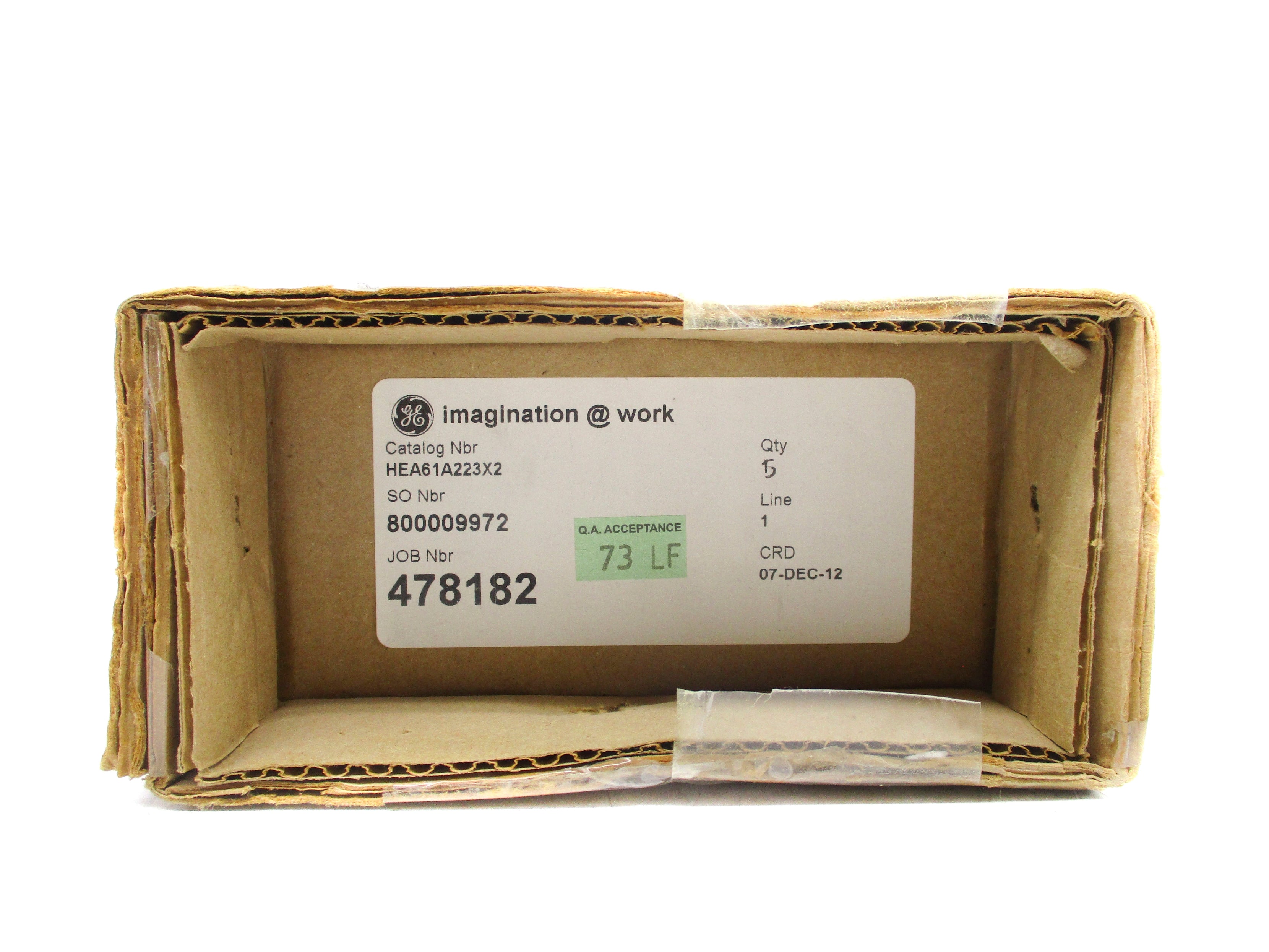 GENERAL ELECTRIC 12HEA61A223X2 125V NSMP
