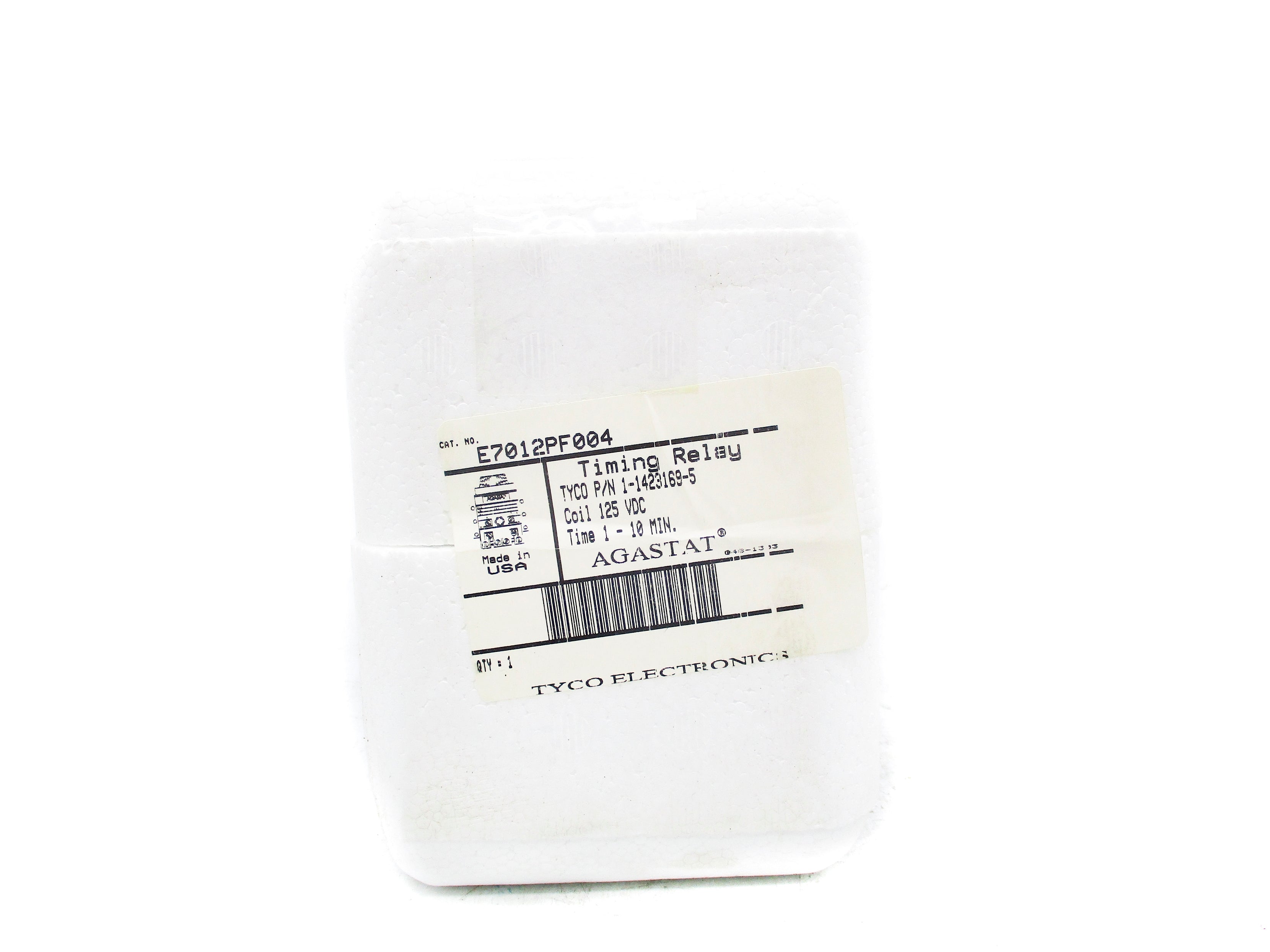 AGASTAT E7012PF004 1-10MIN 125VDC NSMP