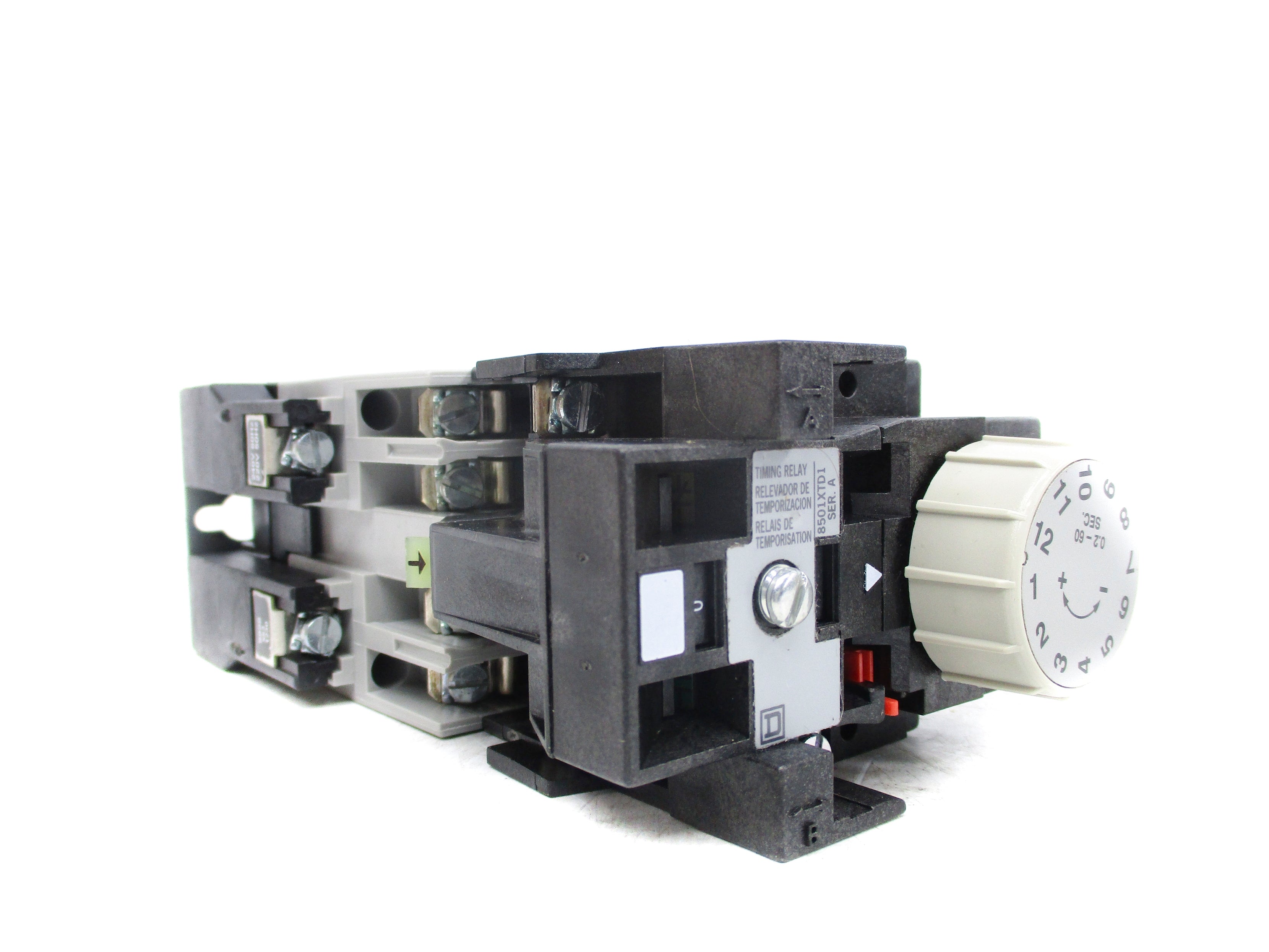SQUARE D 8501XO20XTD1V03 SER. A 0.2-60SEC 5A 240VAC NSMP