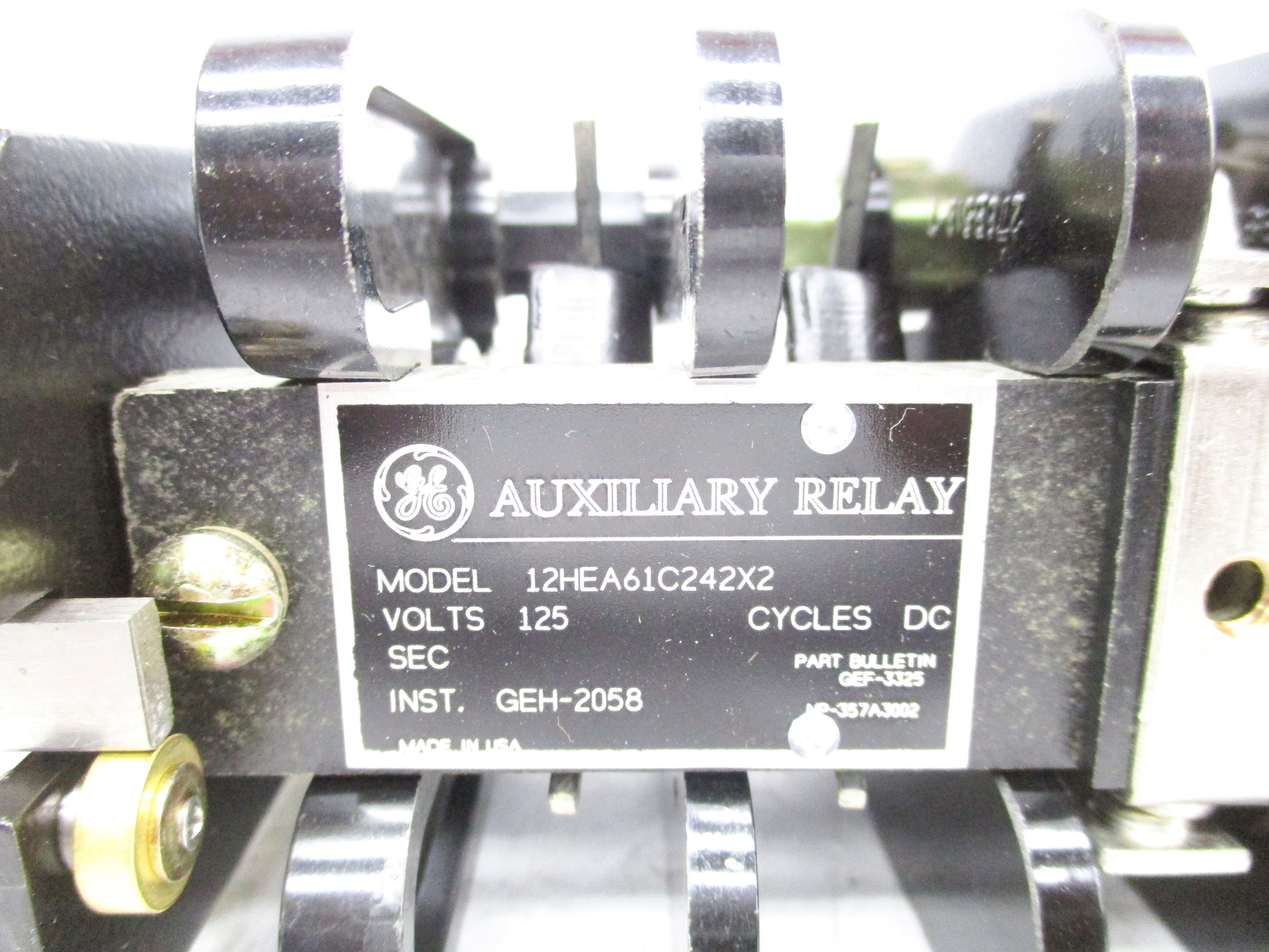 GENERAL ELECTRIC 12HEA61C242X2 125V NSNP
