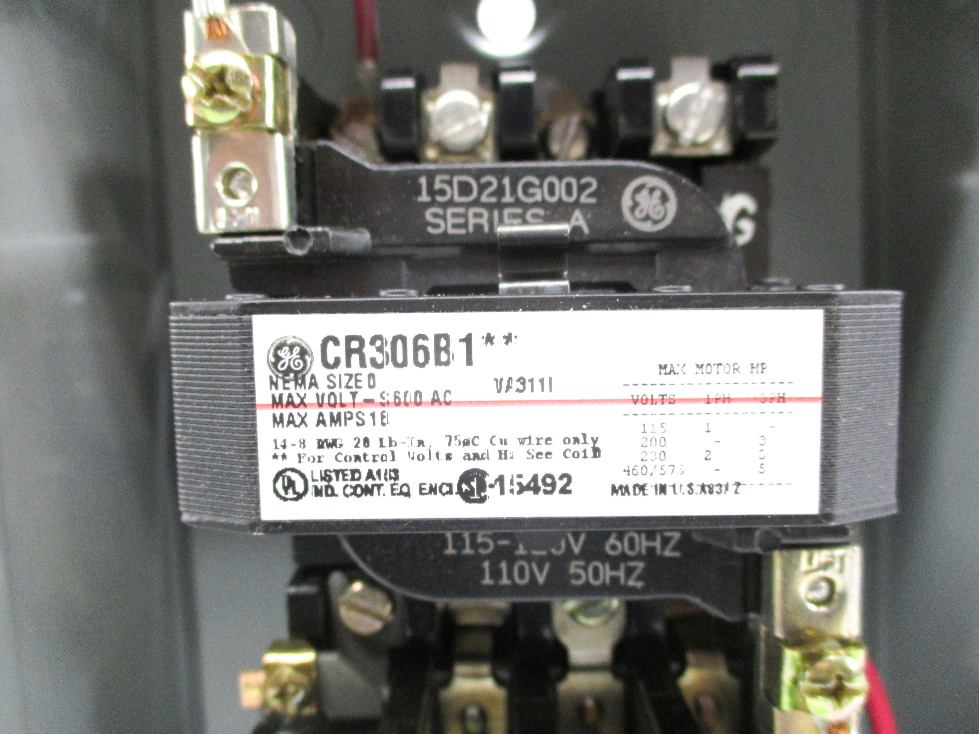 GENERAL ELECTRIC CR306B1** NSNP