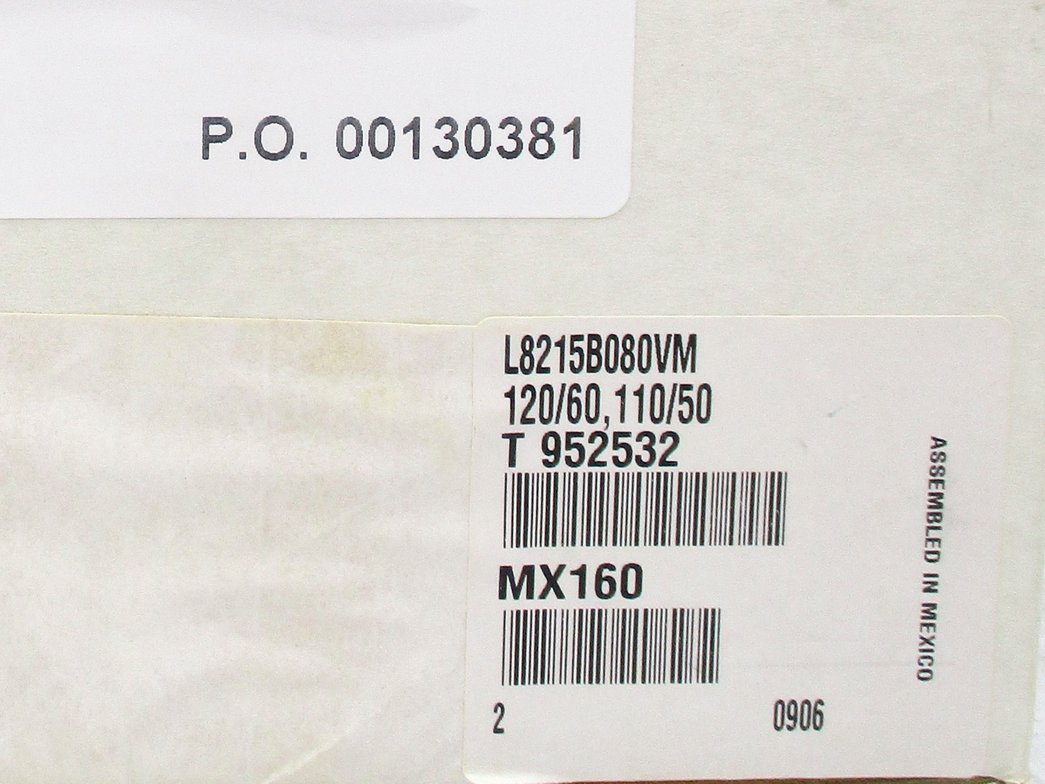 ASCO L8215B080VM 120/60 110/50 NSFS