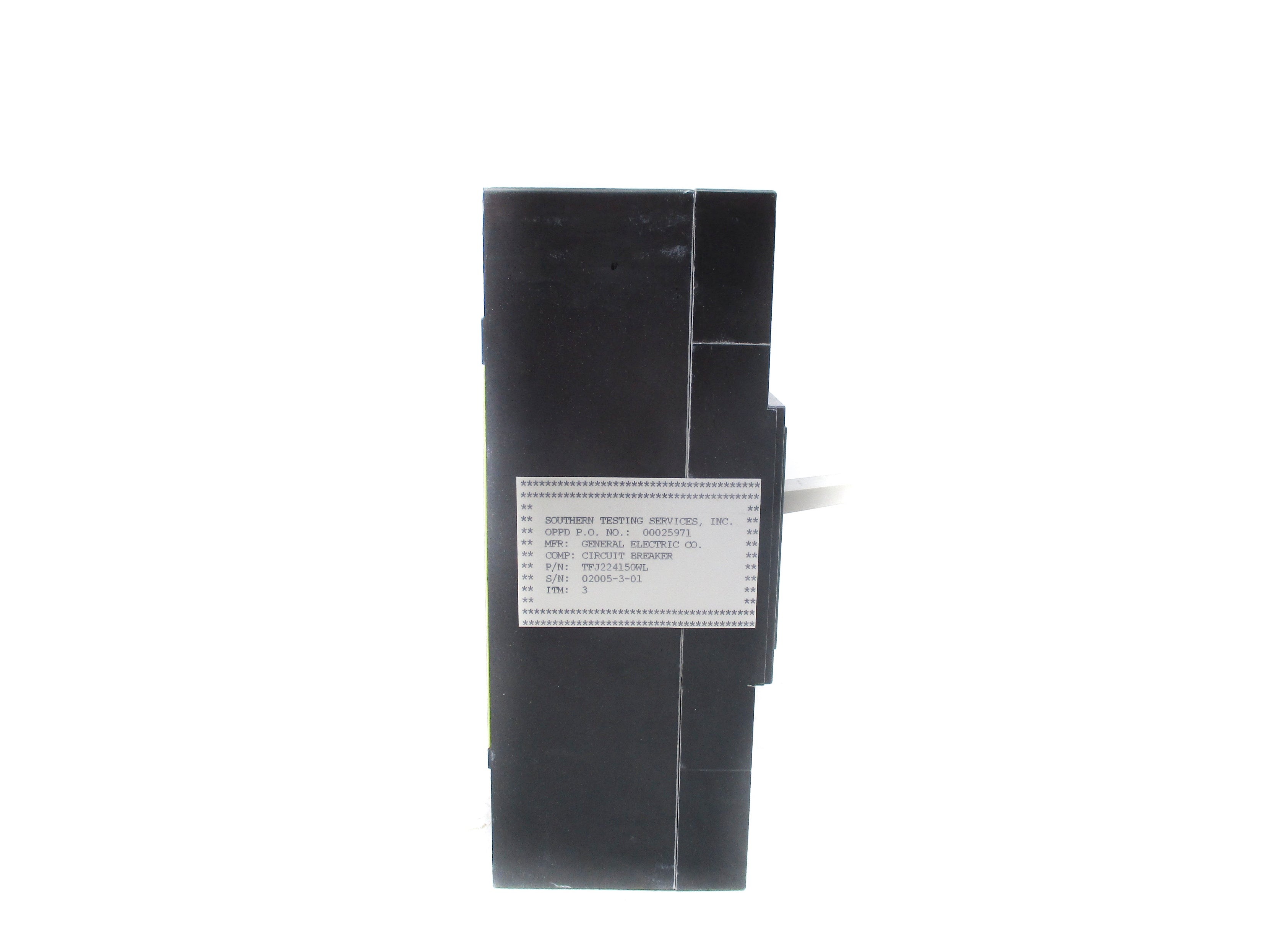 GENERAL ELECTRIC TFJ224150WL 150A 480VAC NSMP