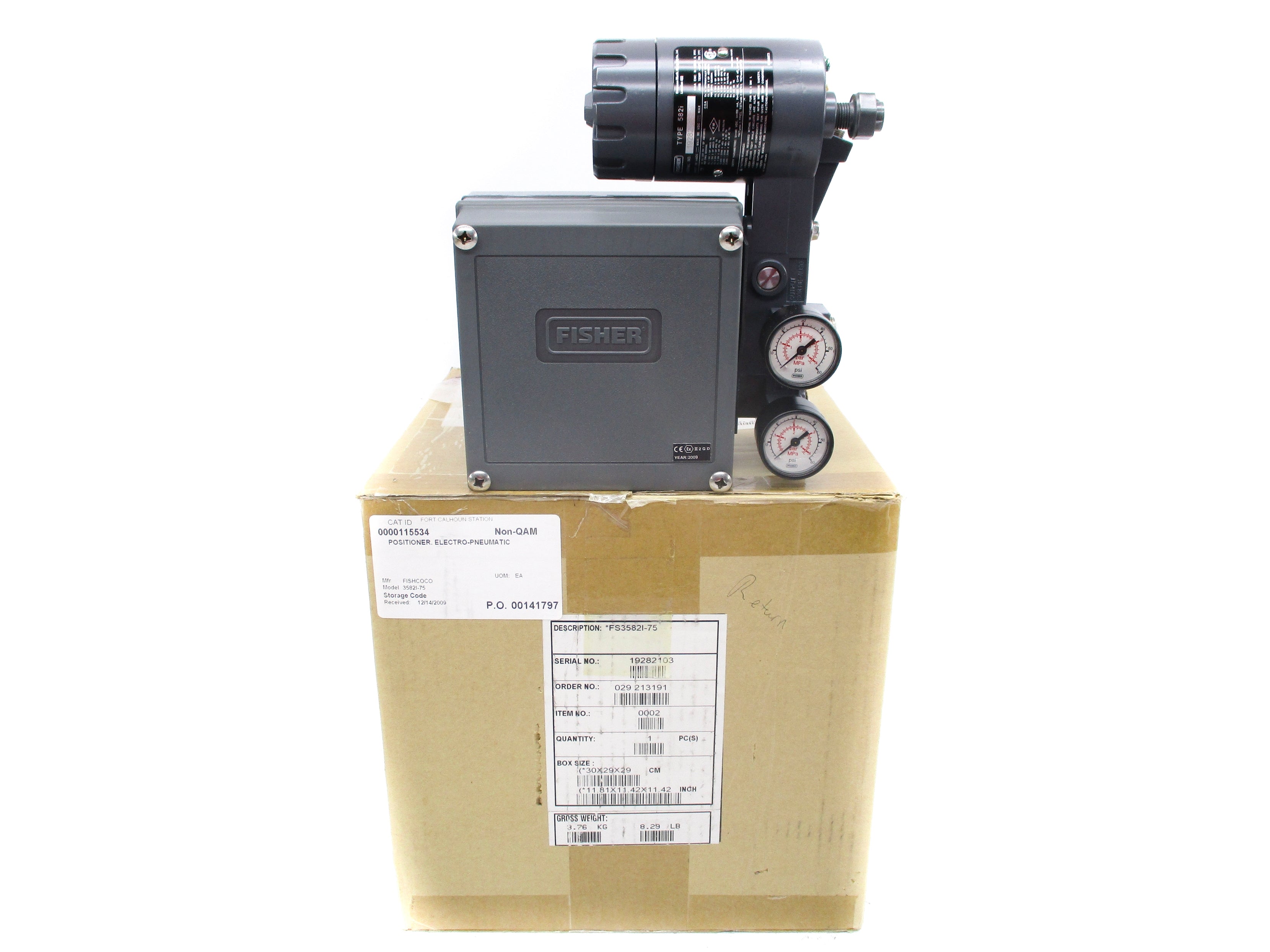 FISHER CONTROLS FS3582I-75 NSMP
