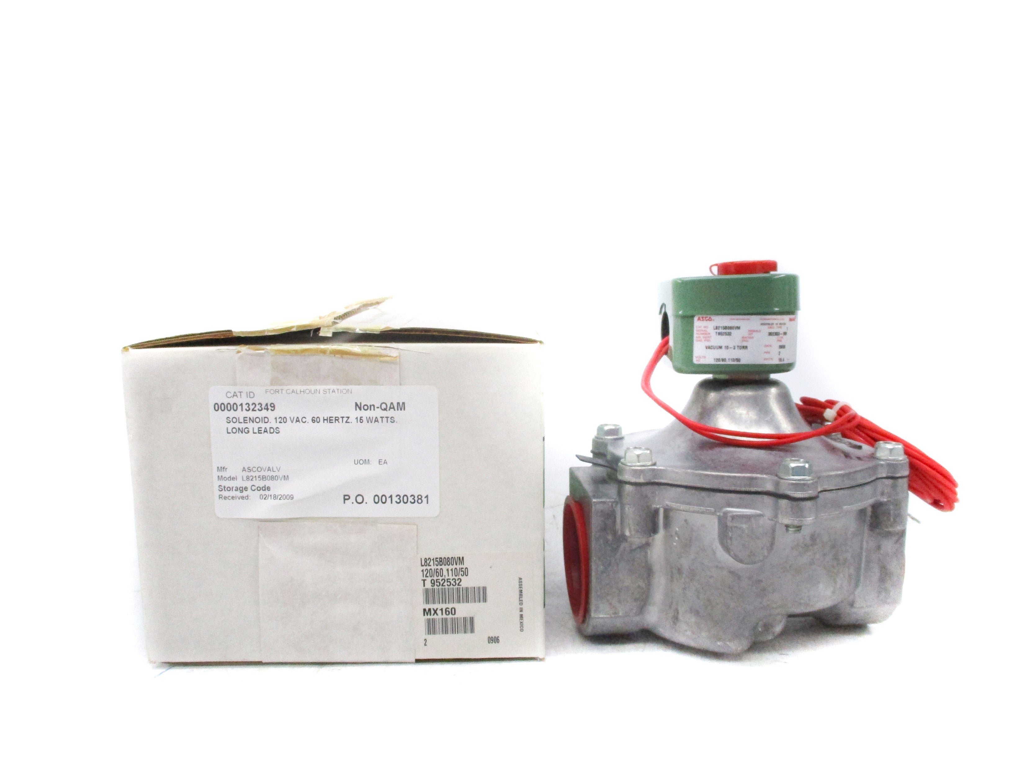 ASCO L8215B080VM 120/60 110/50 NSMP