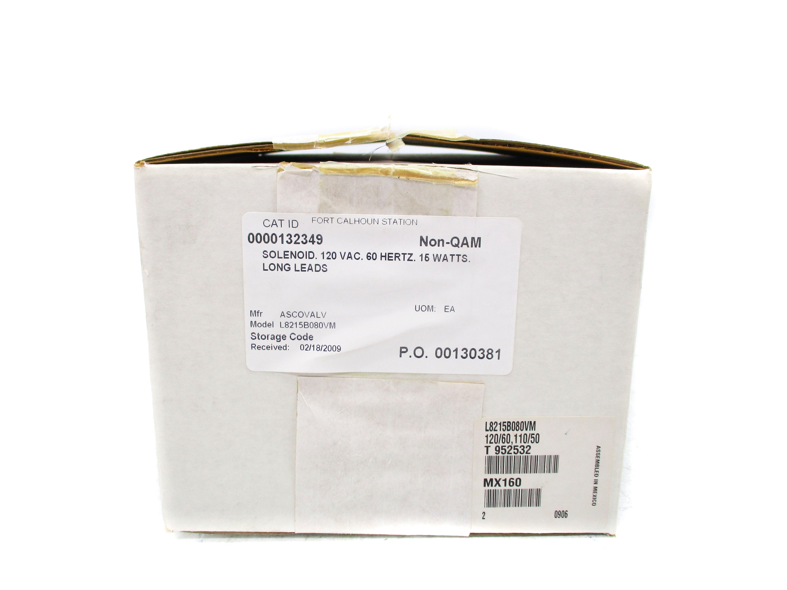 ASCO L8215B080VM 120/60 110/50 NSMP