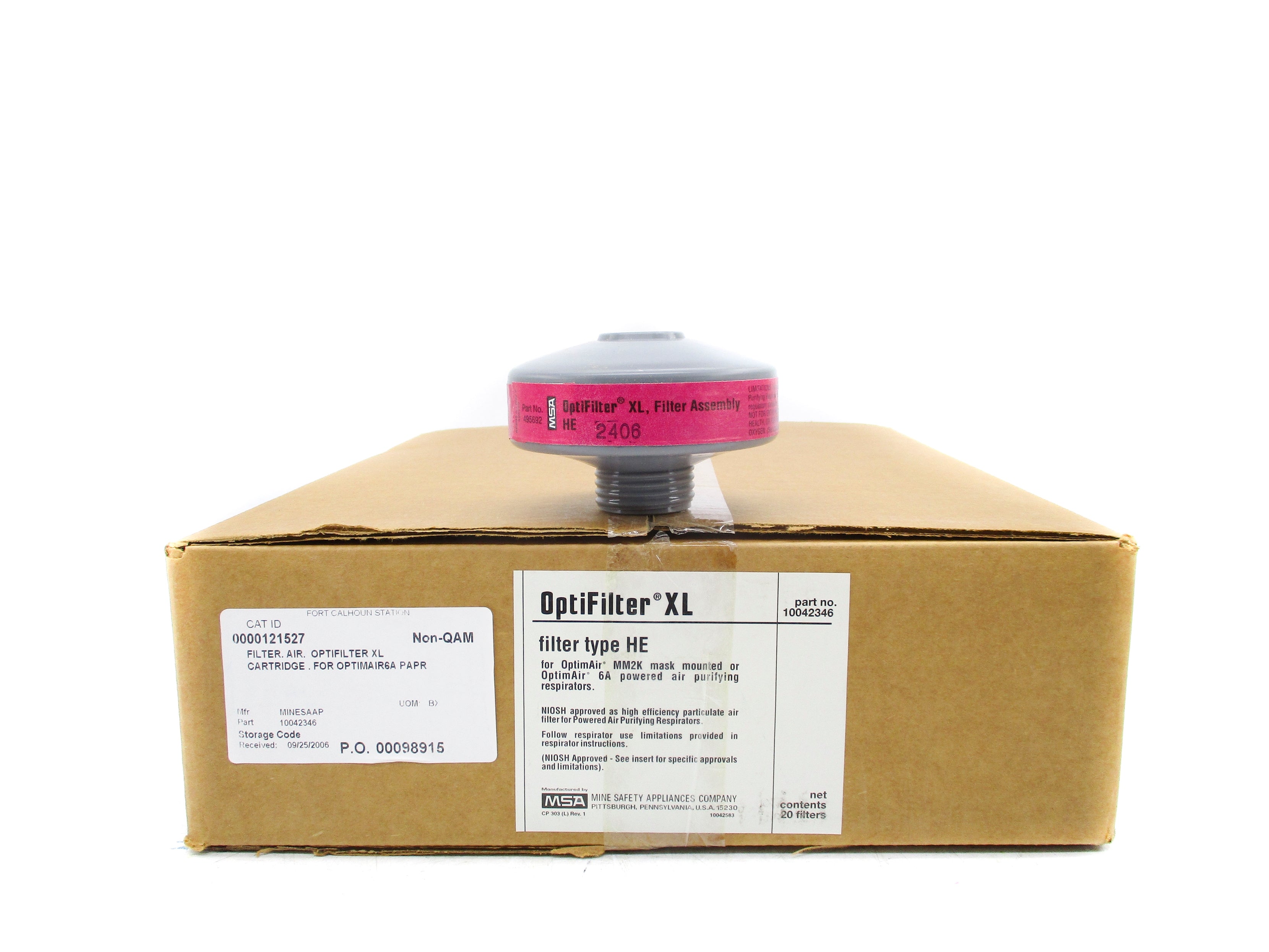 MSA 10042346 (PKG OF 20) NSMP