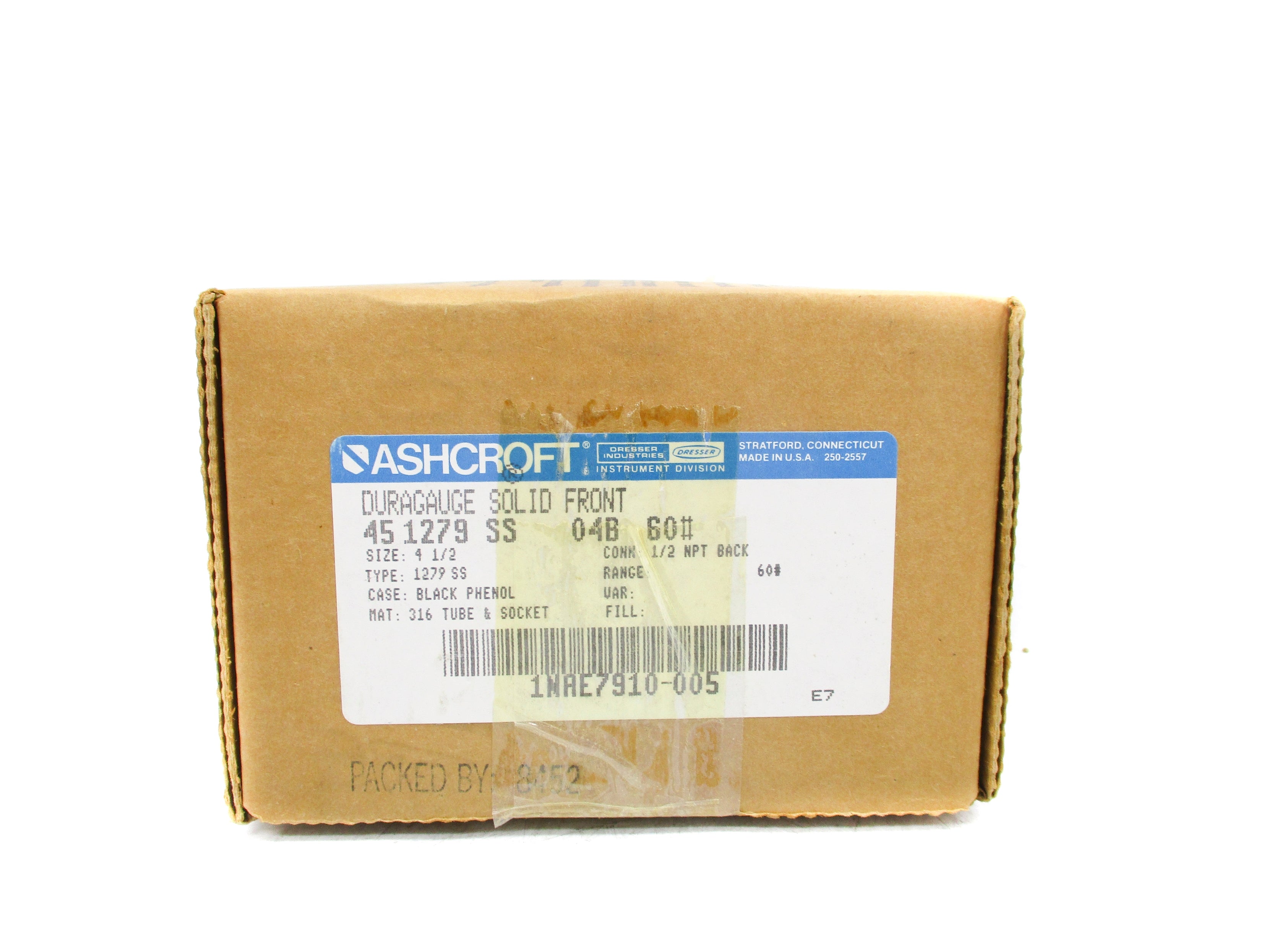 ASHCROFT 451279SS04B60# 0-60PSI NSMP
