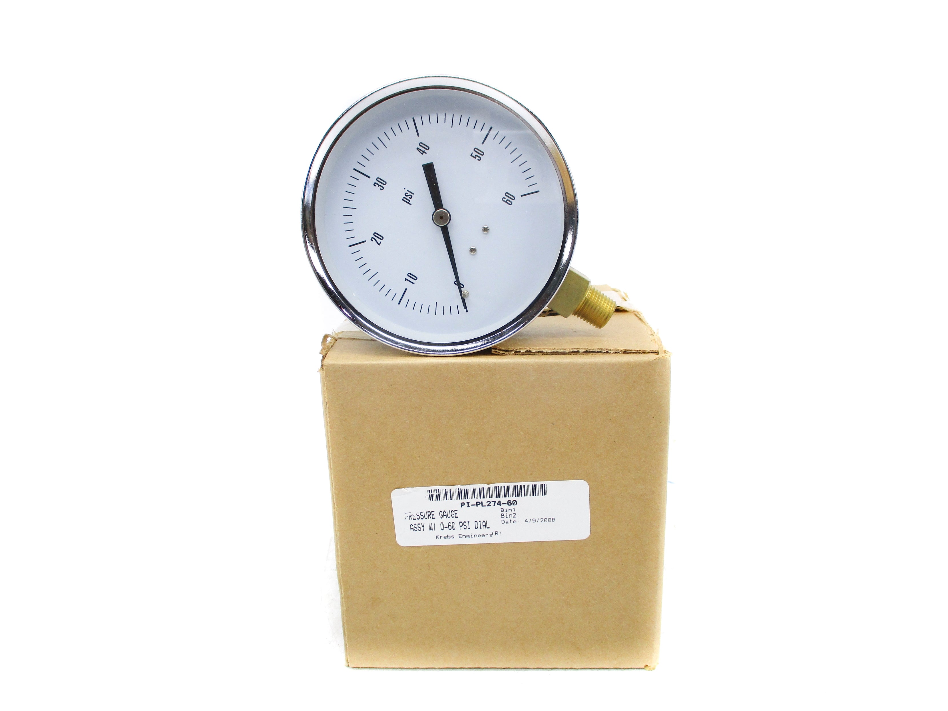 KREB ENGINEERS PI-PL274-60 0-60PSI NSMP