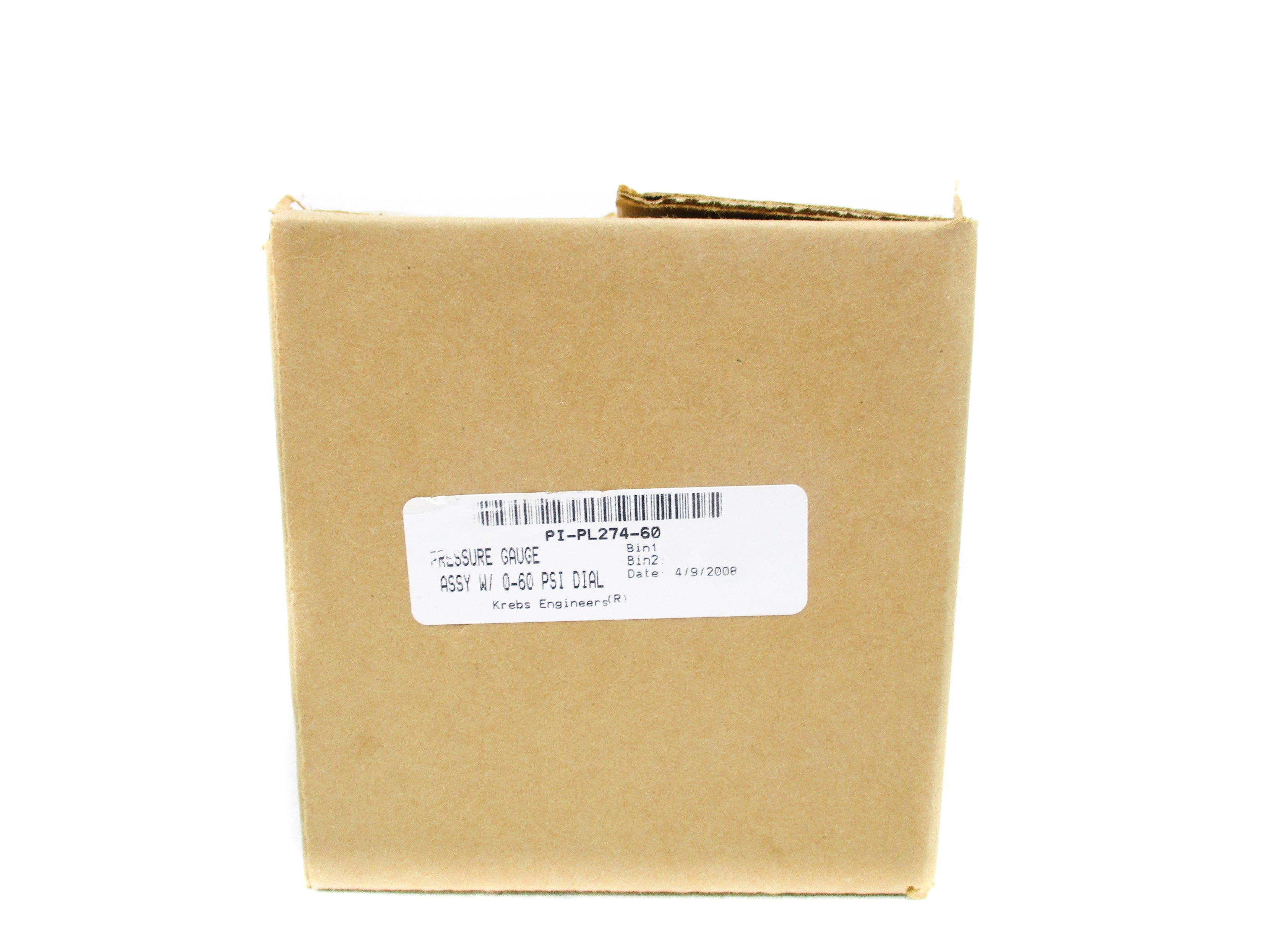 KREB ENGINEERS PI-PL274-60 0-60PSI NSMP
