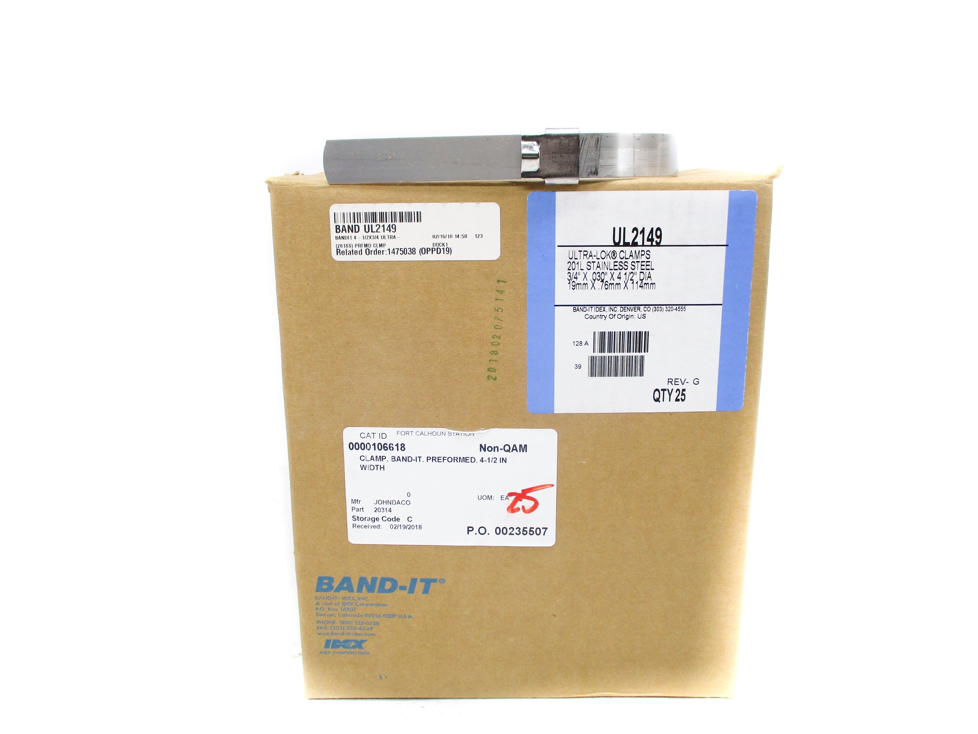 BAND-IT UL2149 (PKG OF 25) NSMP