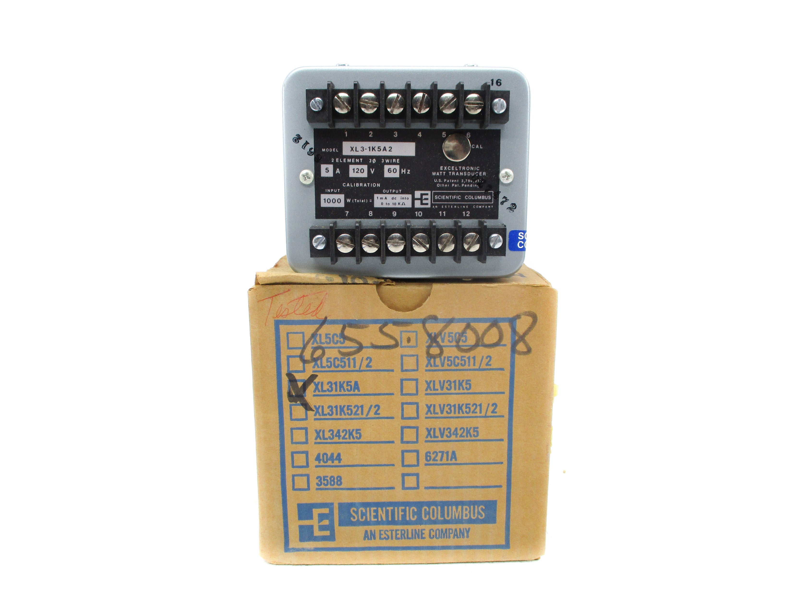 SCIENTIFIC COLUMBUS XL3-1K5A2 NSMP