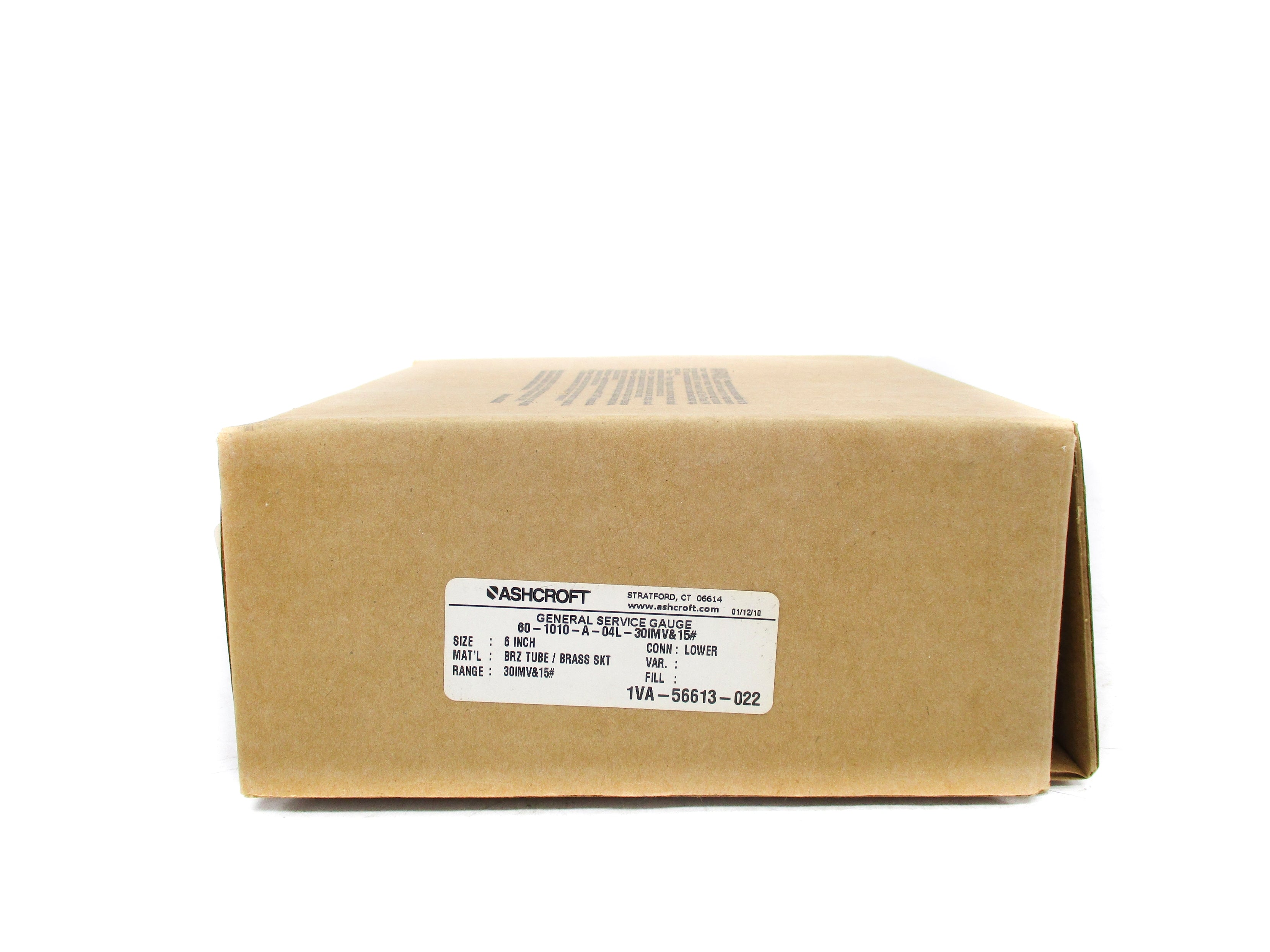 ASHCROFT 60-1010-A-04L-30IMV&15# 0-15PSI NSMP