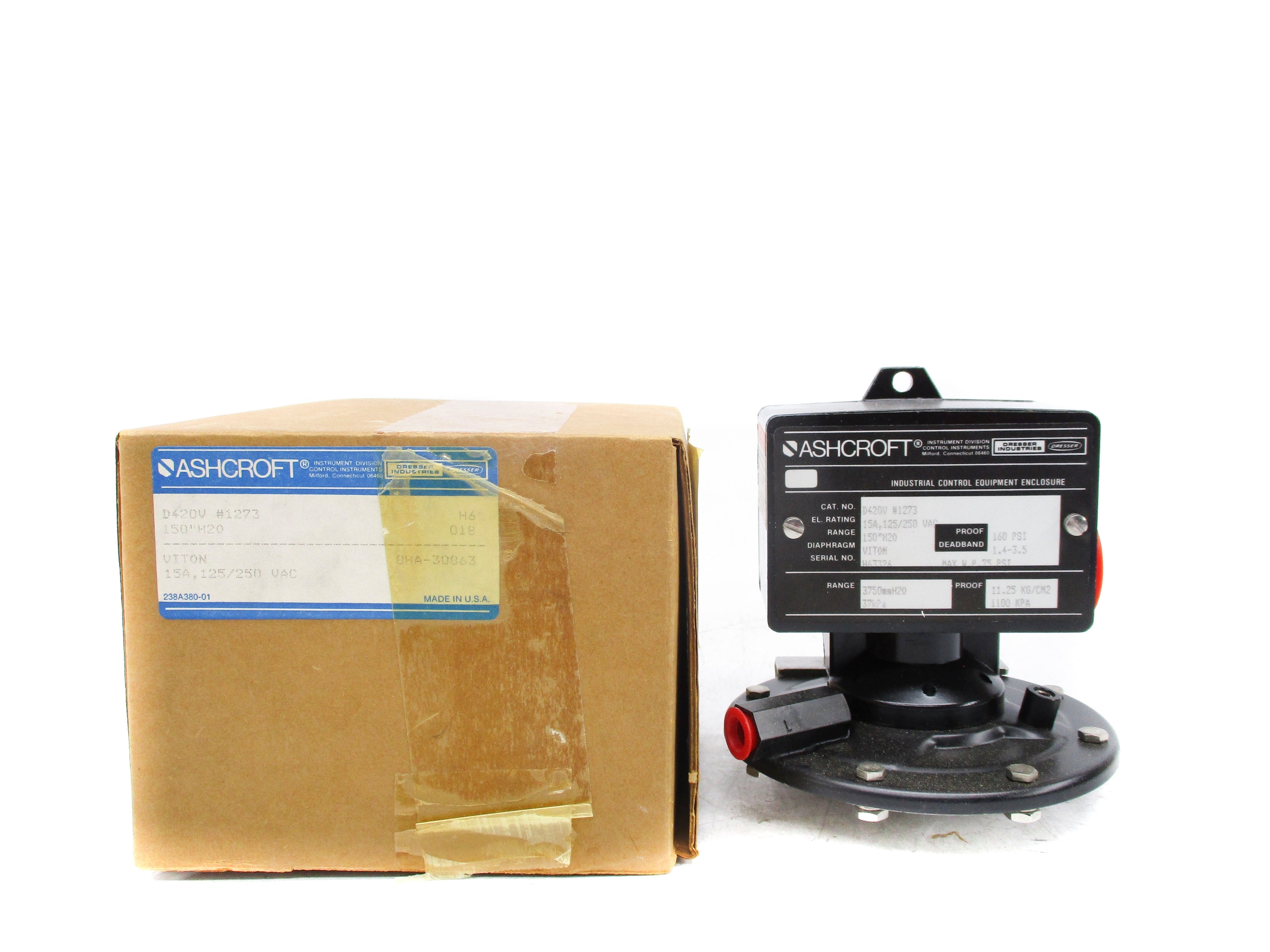 ASHCROFT D420V#1273 160PSI NSMP