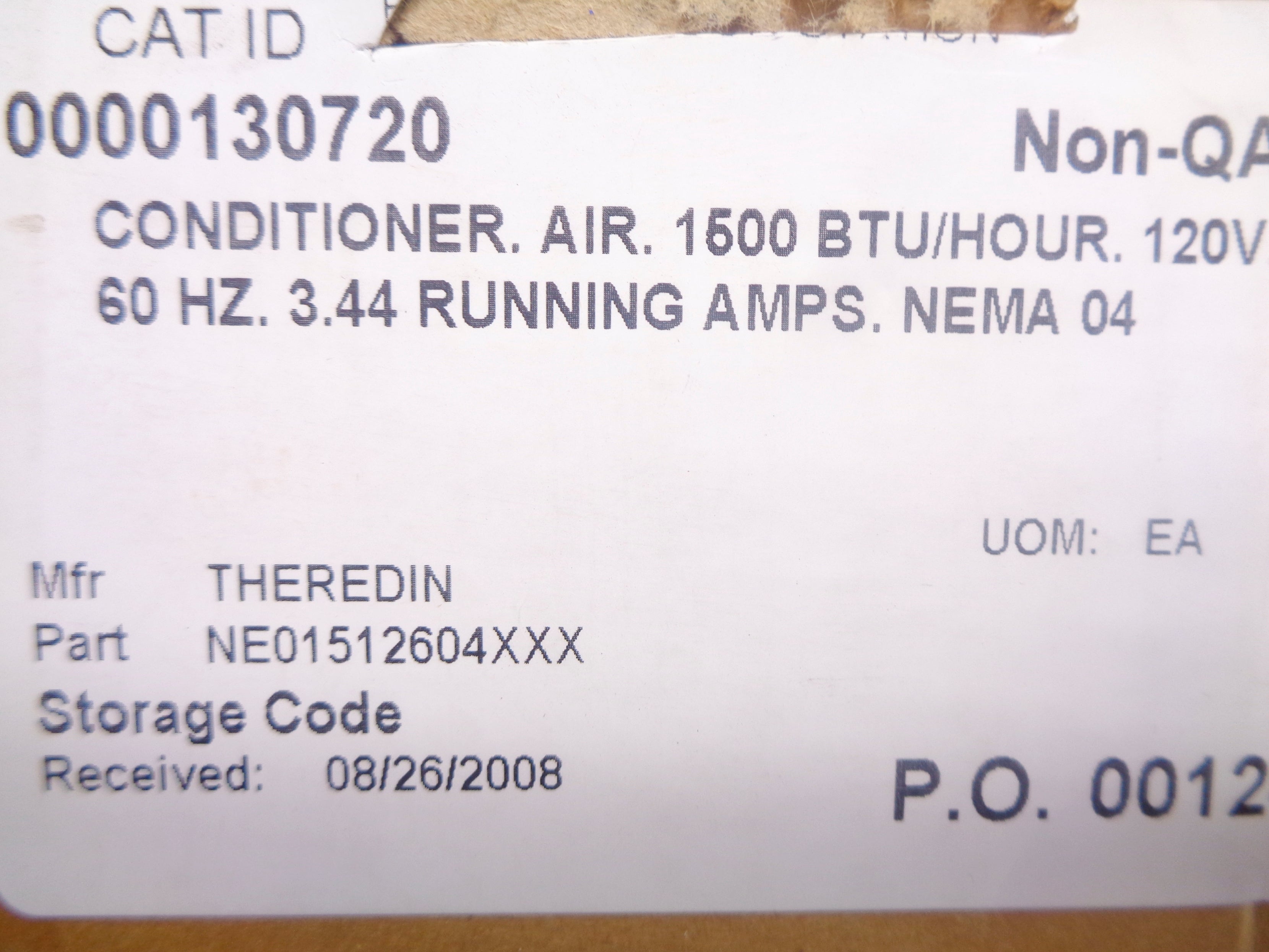 THERMAL EDGE NE01512612XXX NSMP