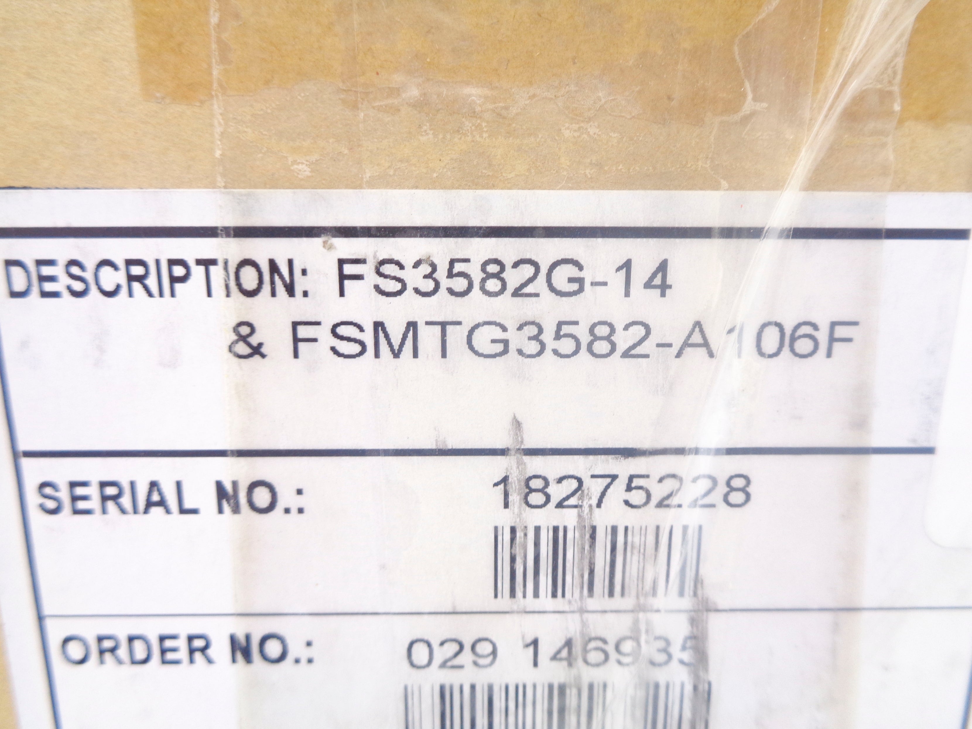 FISHER FS3582G-14 NSMP