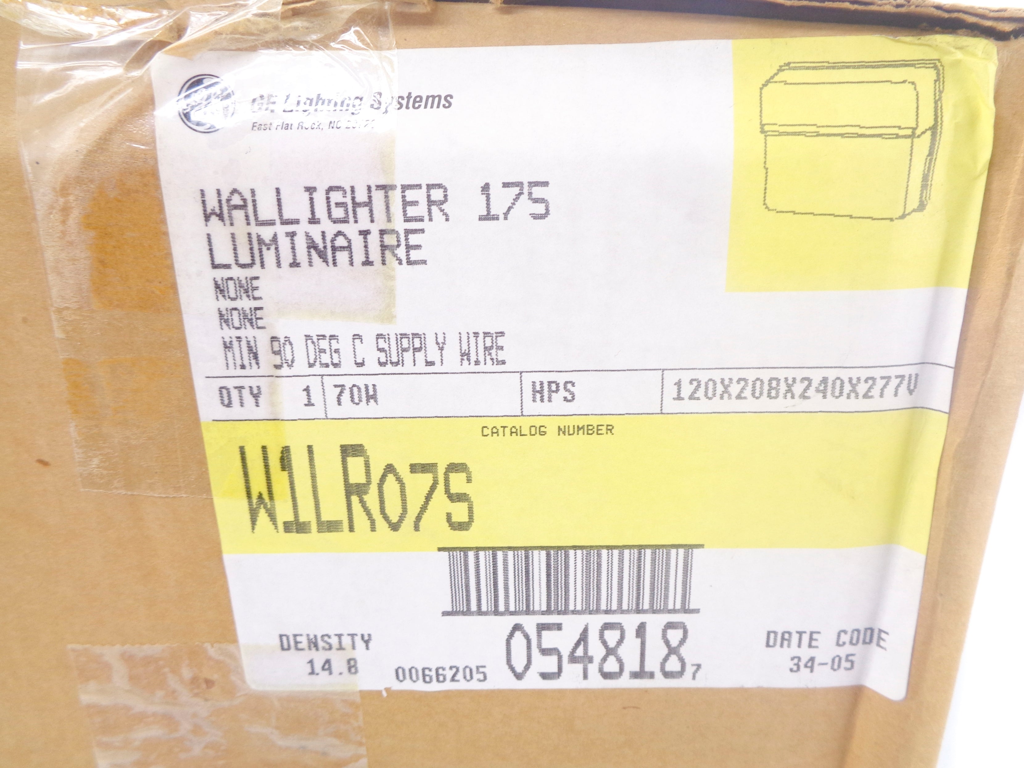 GENERAL ELECTRIC W1LR07S NSMP