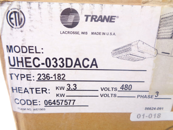 TRANE UHEC-033DACA NSMP