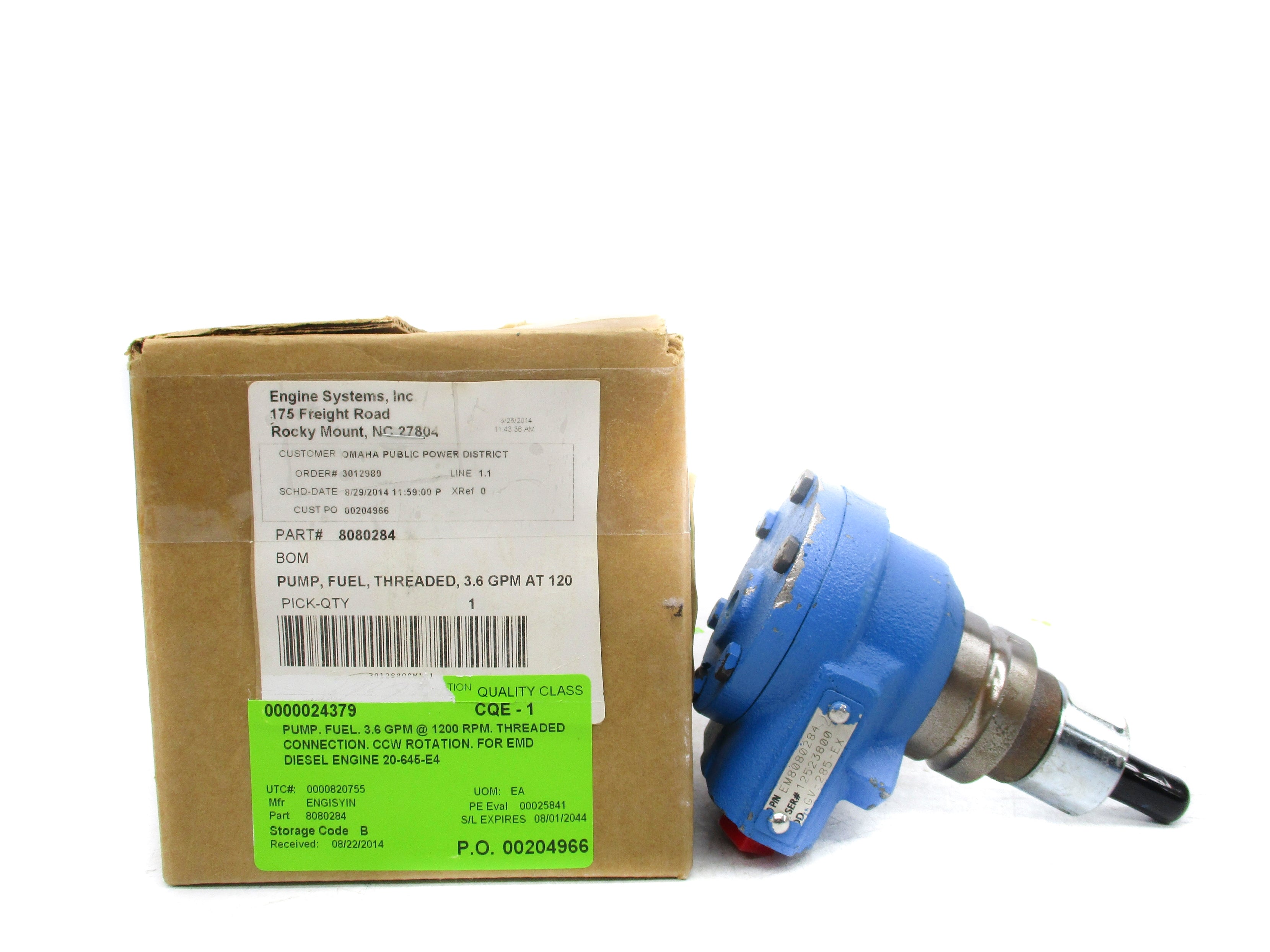ENIGINE SYSTEMS GV-285-EX NSMP