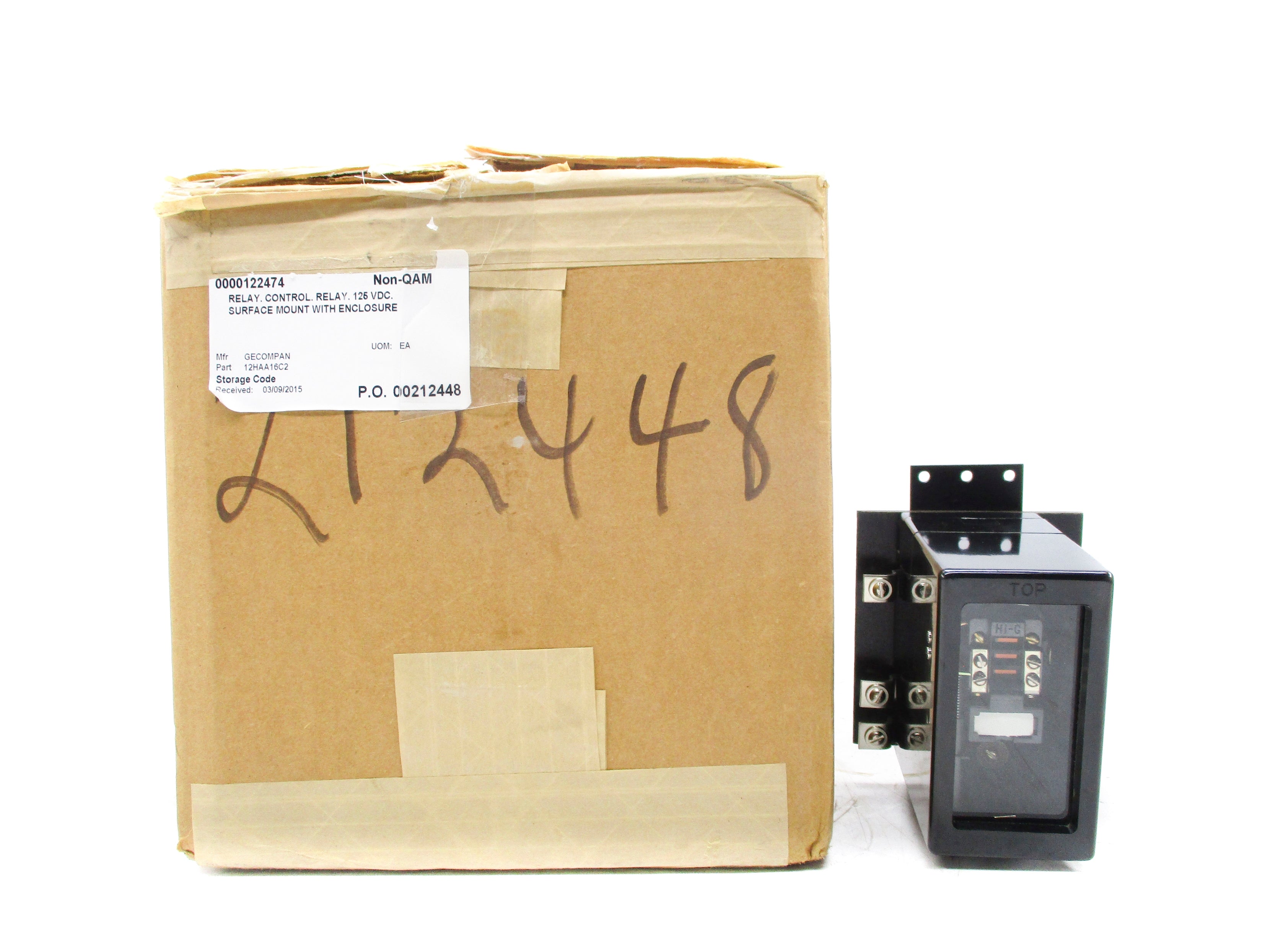 GENERAL ELECTRIC 12HAA16C2 125VDC NSMP
