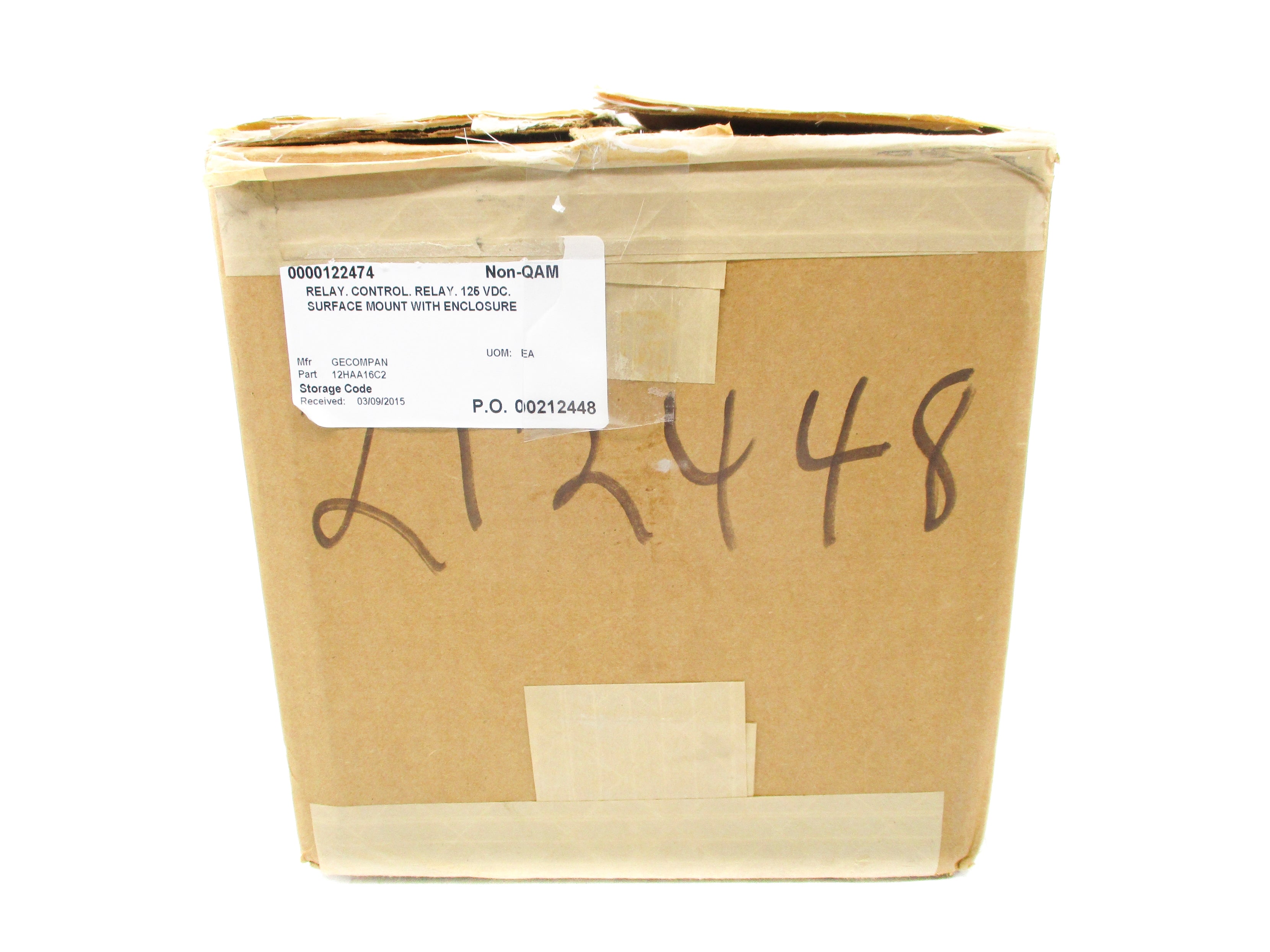 GENERAL ELECTRIC 12HAA16C2 125VDC NSMP
