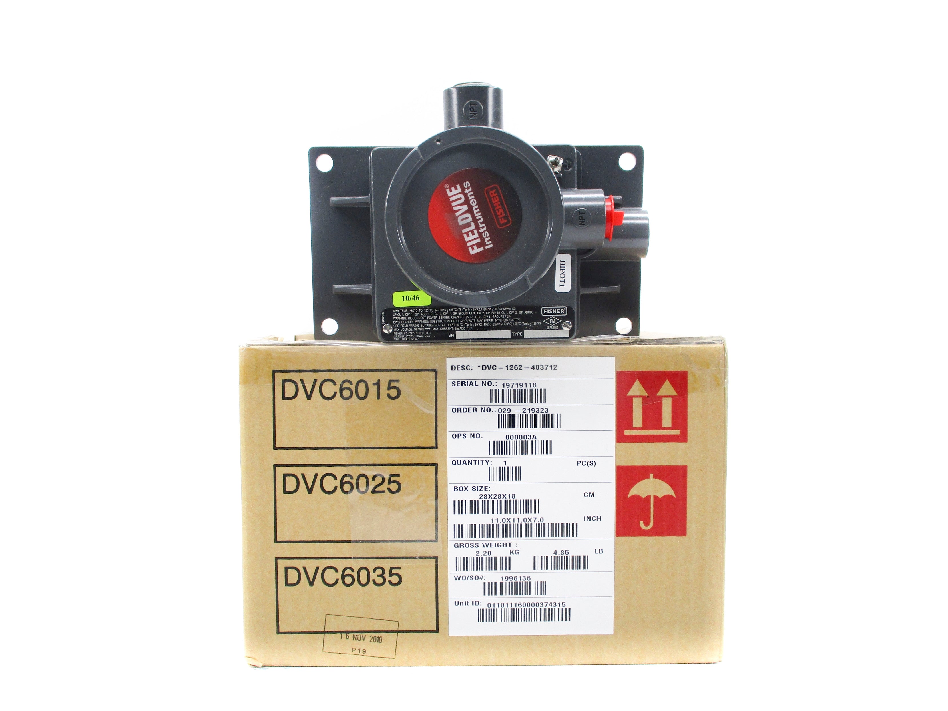 FISHER CONTROLS DVC6025 NSMP