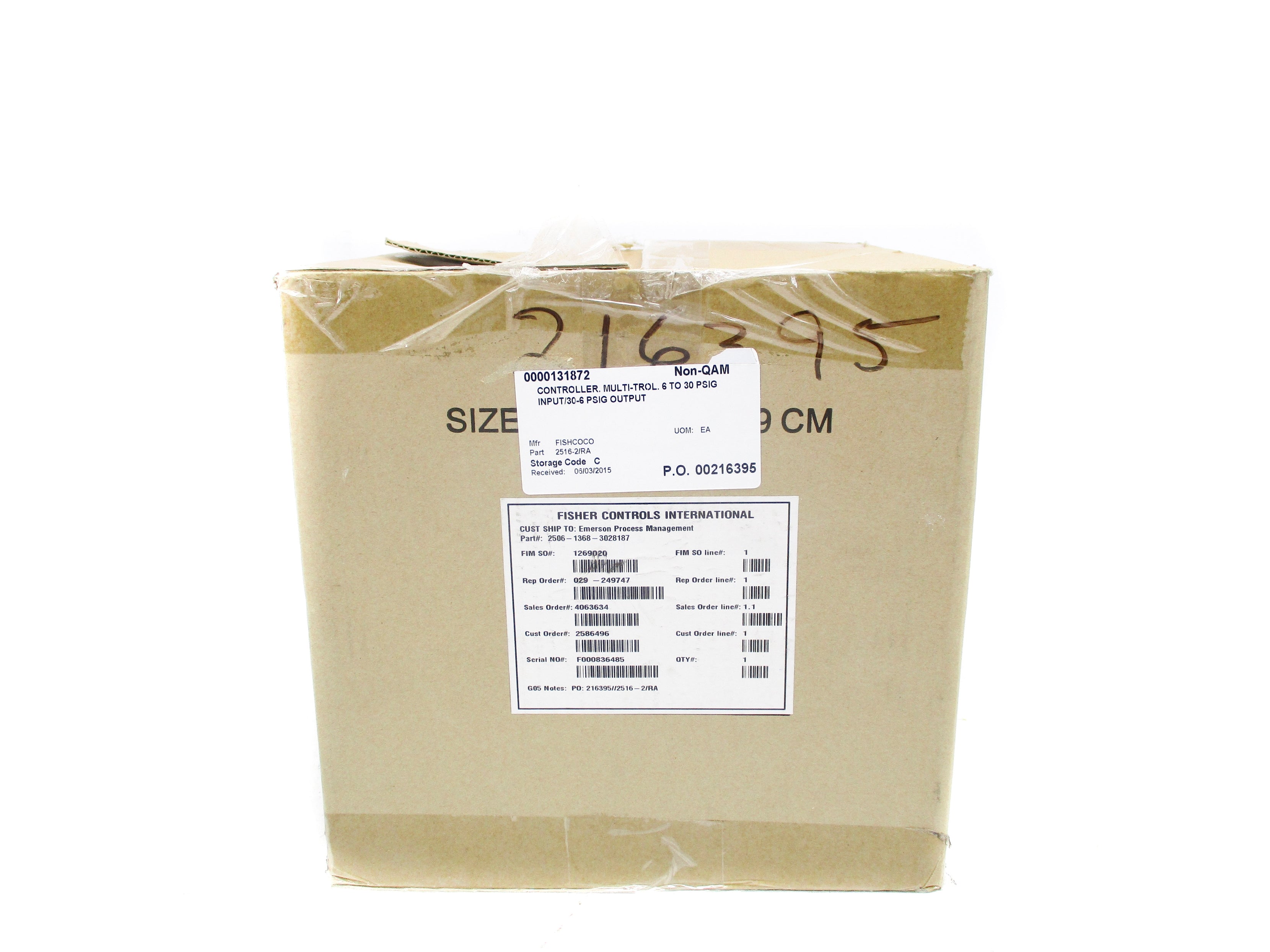 FISHER CONTROLS 2516R NSMP