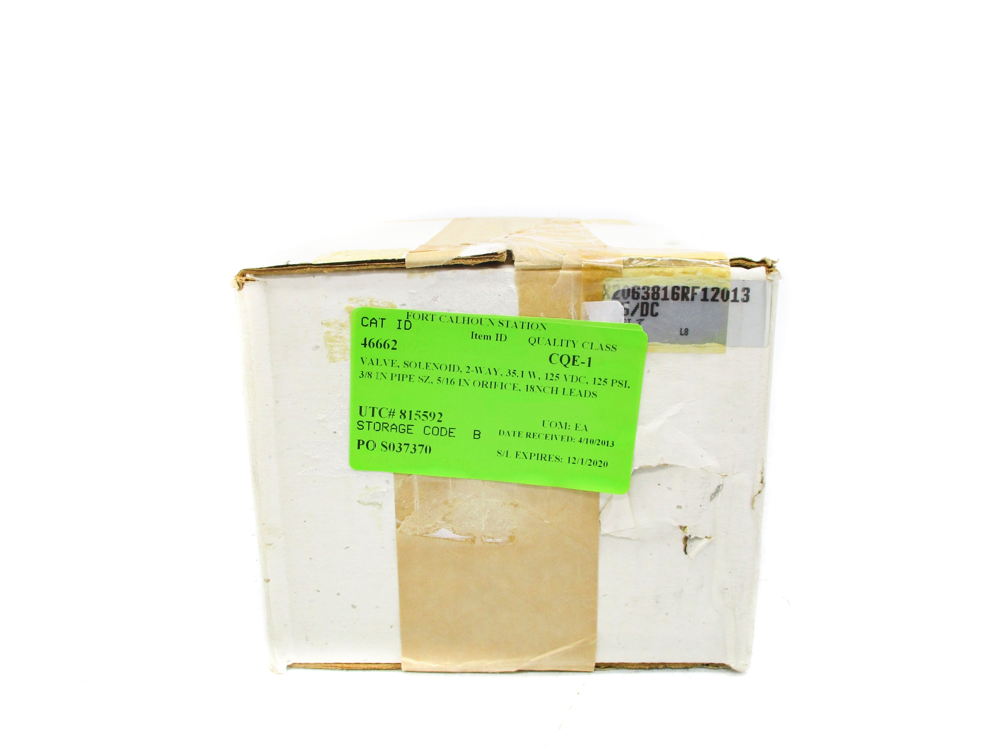 ASCO X2063816RF12013 125VDC NSFS