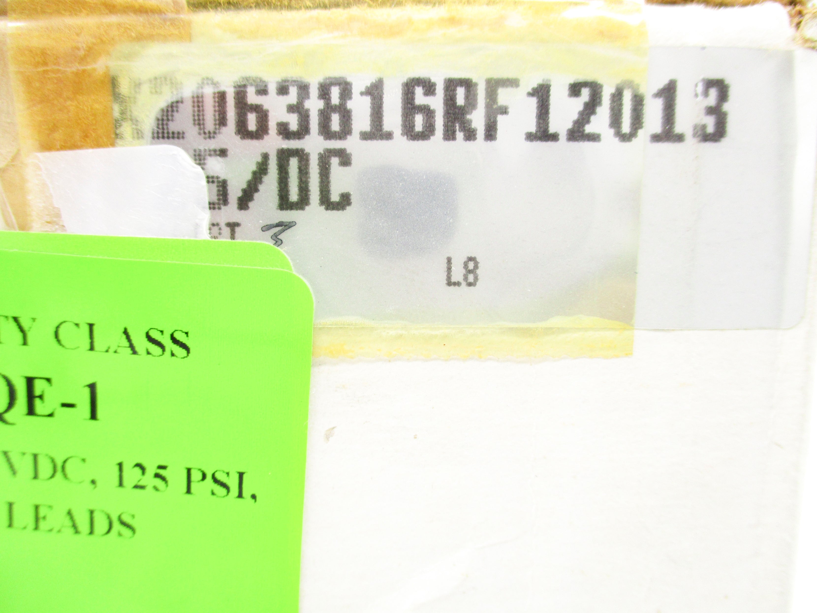 ASCO X2063816RF12013 125VDC NSFS