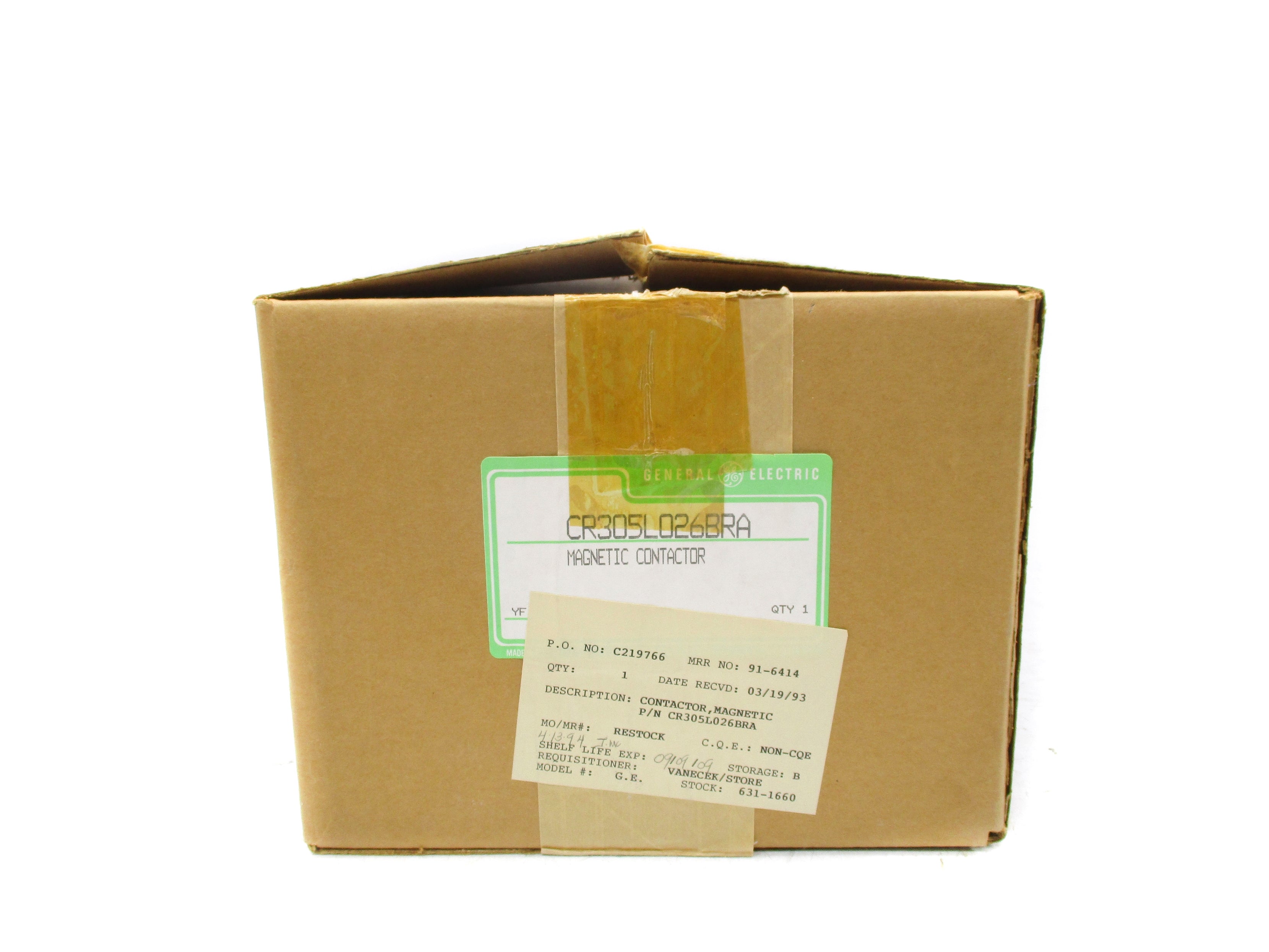GENERAL ELECTRIC CR305L026BRA 125VDC  NSMP